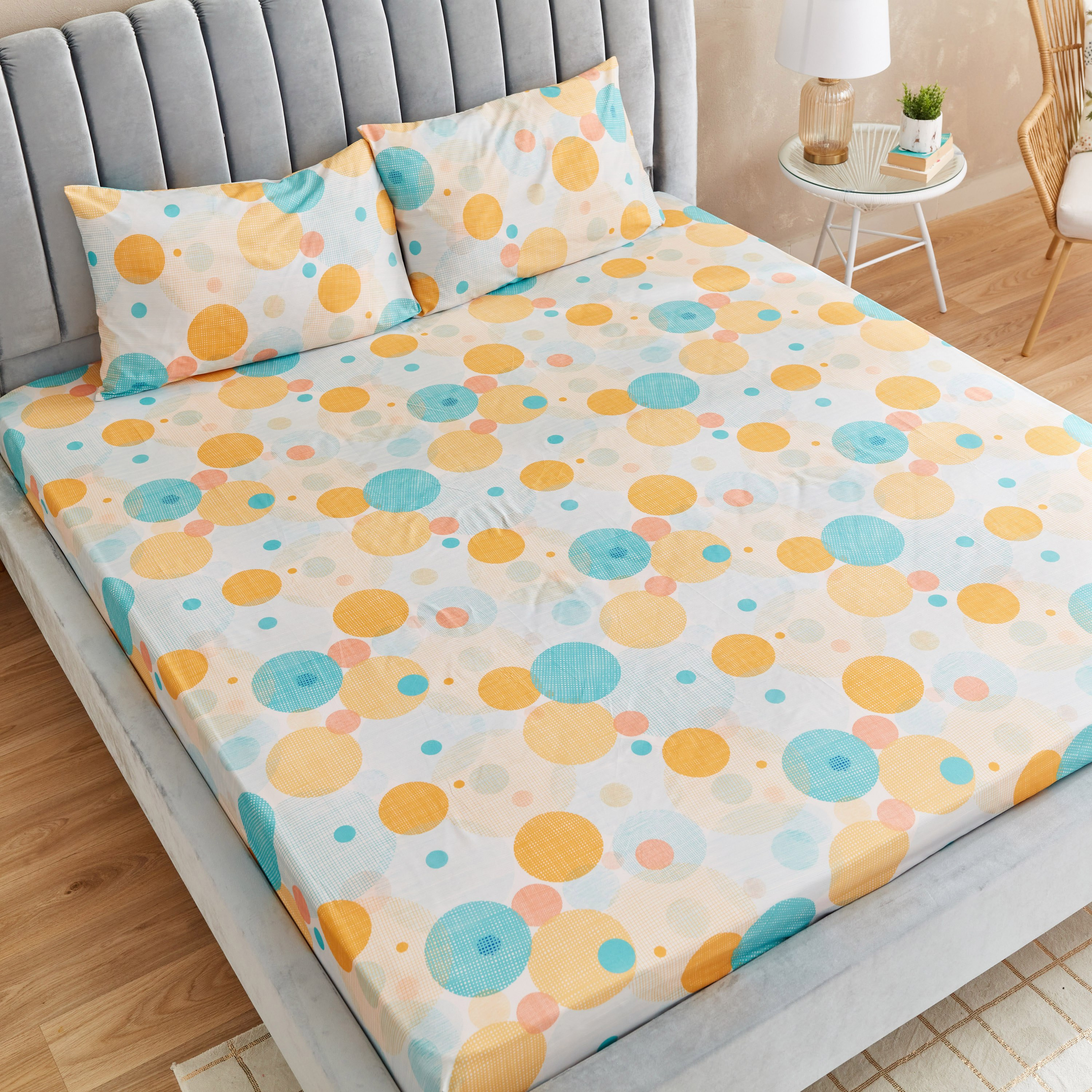طقم شرشف مسطح سوبر كينج 3 قطع من ماتريكس - 240x240 سم-hbxhomeware-hbxbedroom-image-3