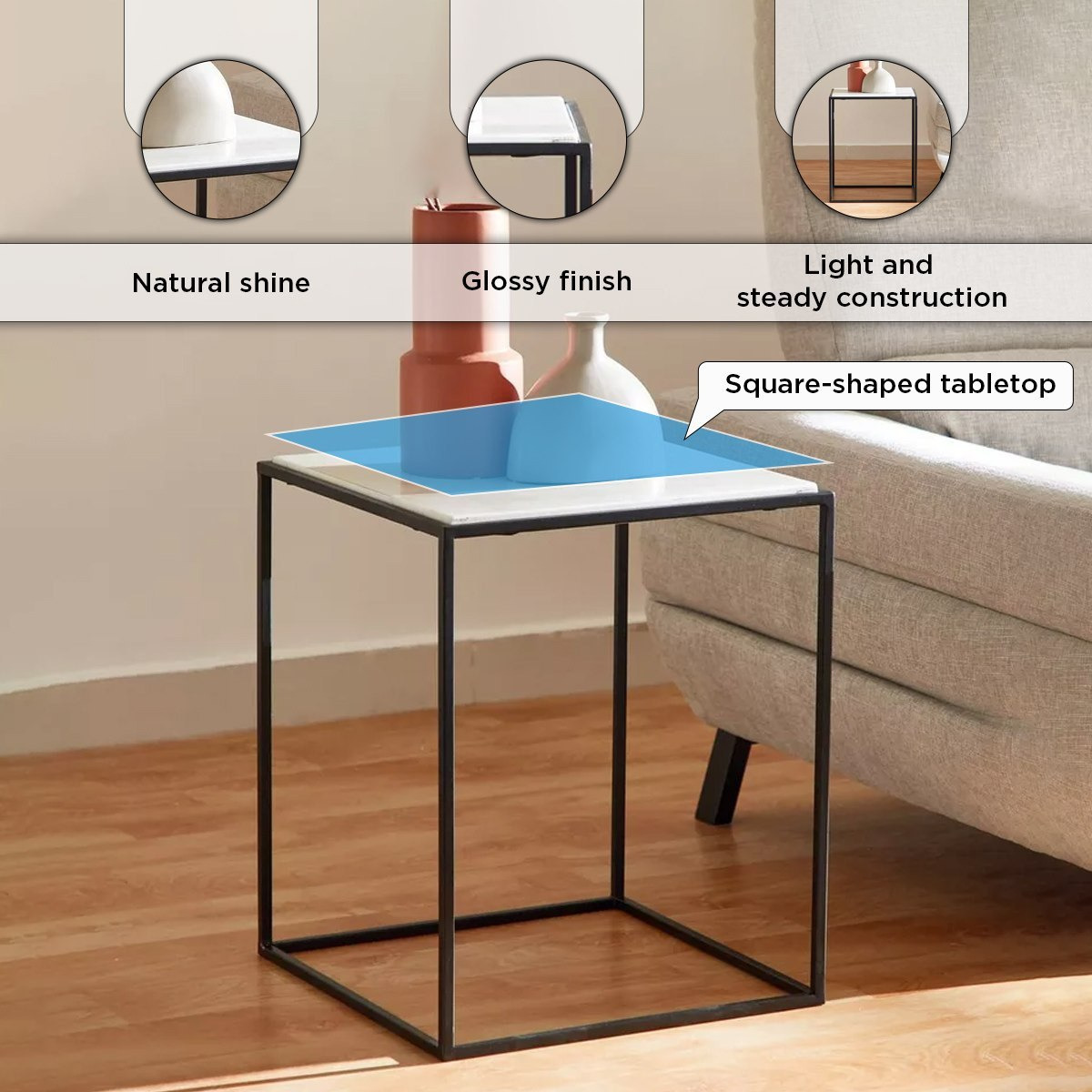 طاولة جانبية بسطح من الرخام الأصلي - إيلين من كافون-hbxfurniture-livingroom-endtables-image-6