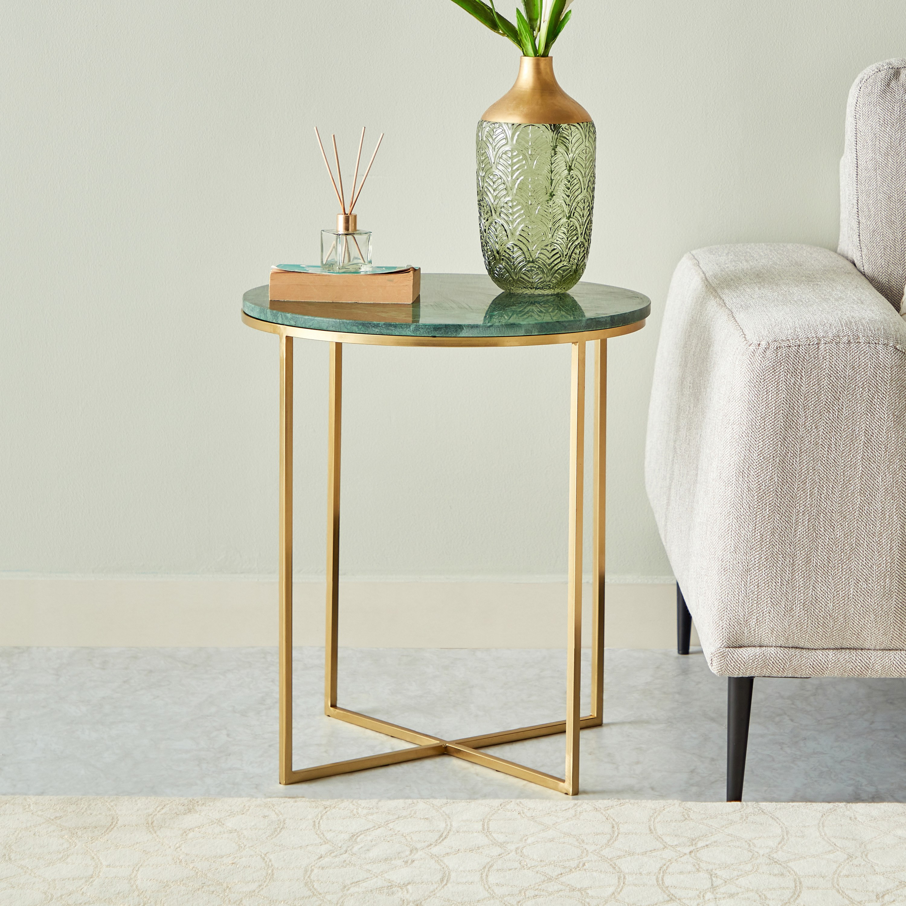 Vendra Harvey Marble Top End Table-hbxfurniture-livingroom-endtables-image-2