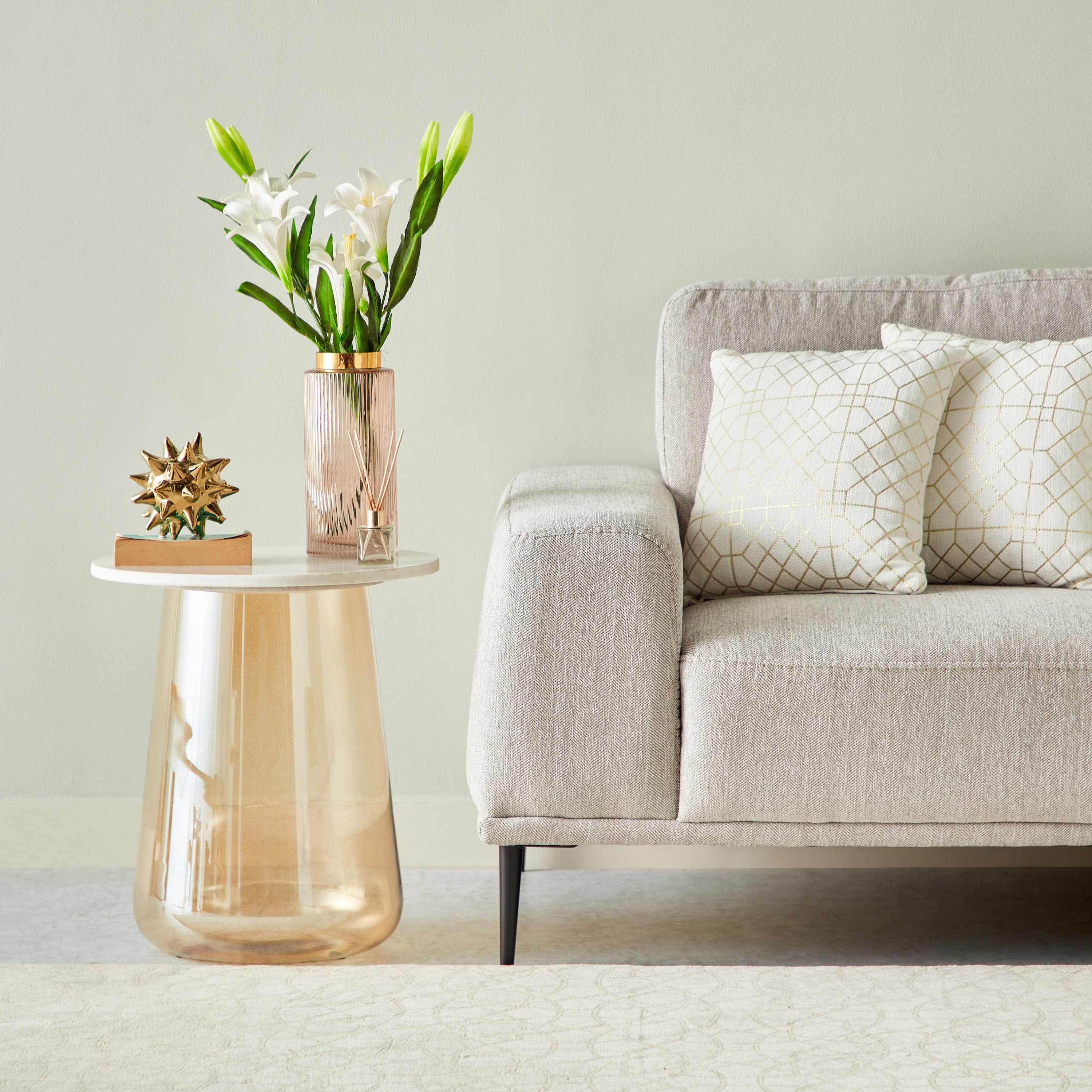 طاولة جانبية بسطح من الرخام الأصلي - ريفولي من كافون-hbxfurniture-livingroom-endtables-image-9