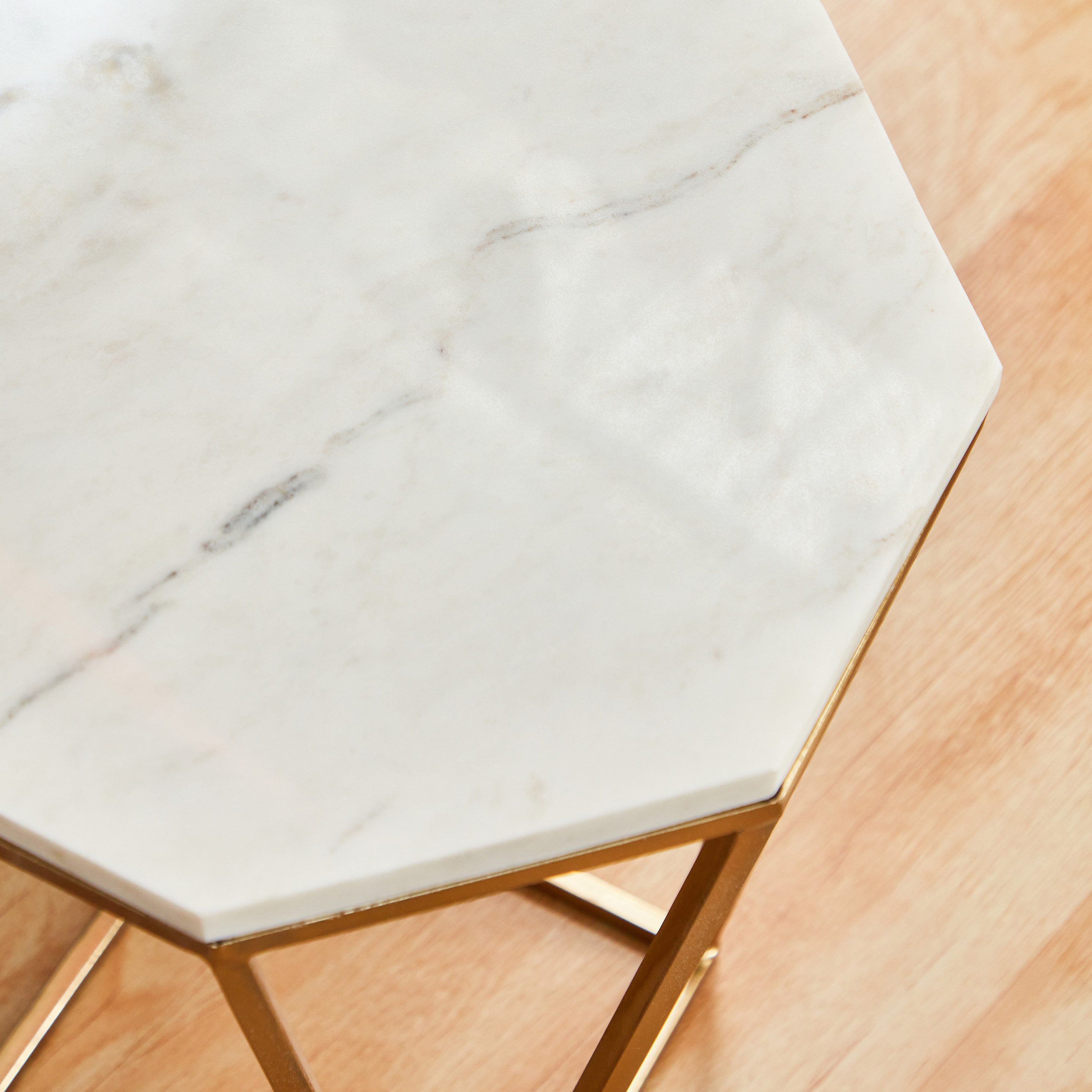 Cavon Heron Genuine Marble Top End Table-hbxfurniture-livingroom-endtables-image-2