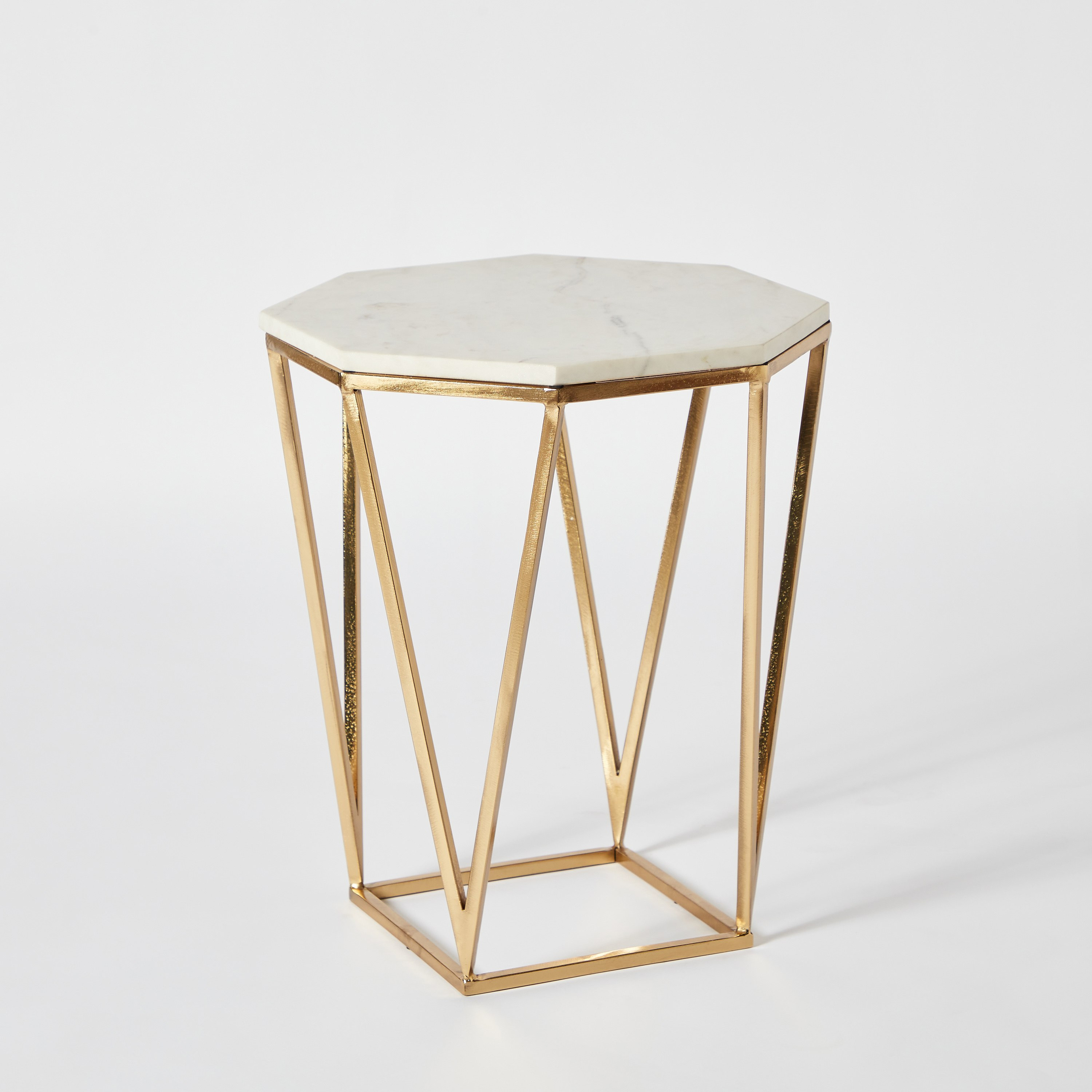 Cavon Heron Genuine Marble Top End Table-hbxfurniture-livingroom-endtables-image-7