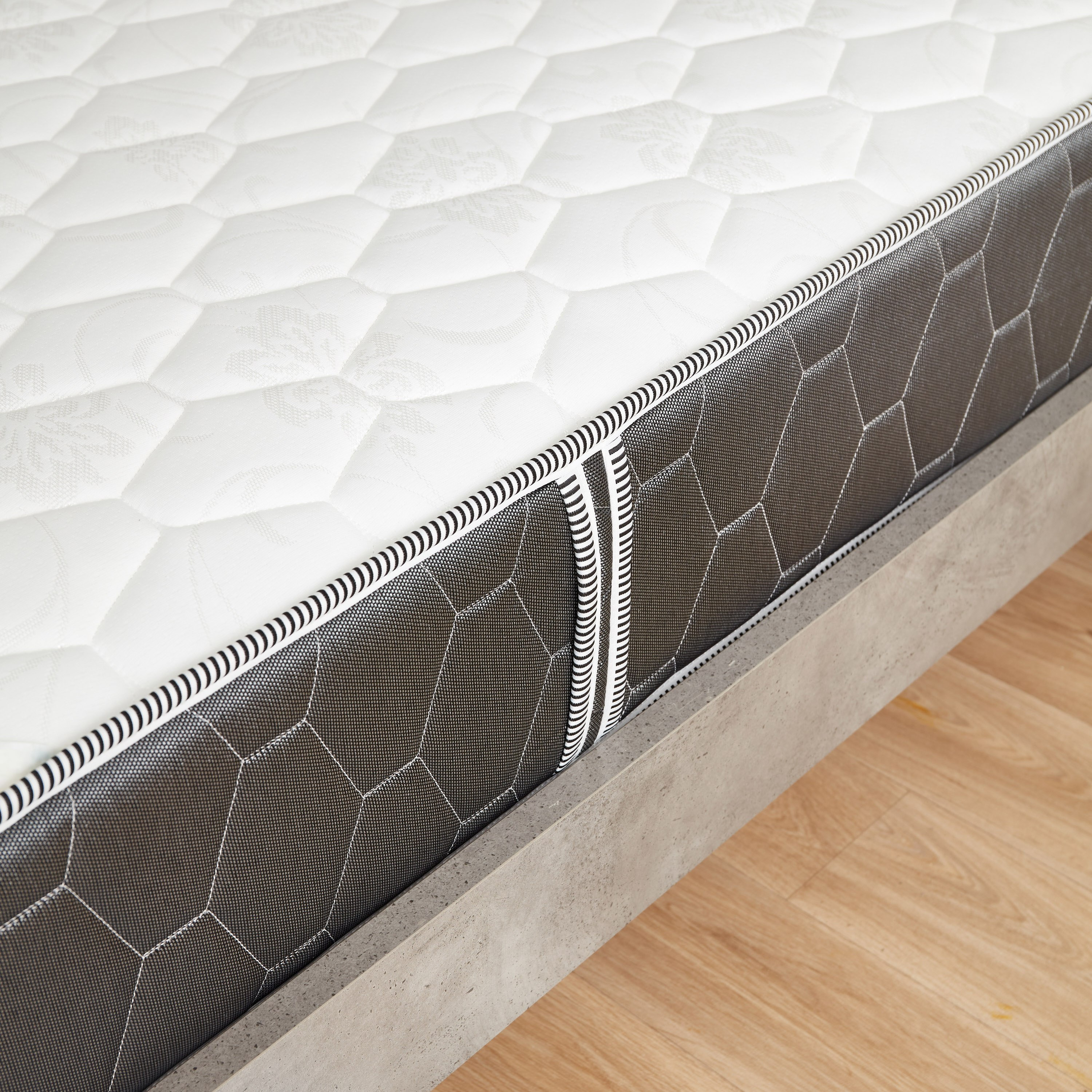 مرتبة فردية إسفنج ونوابض جيبية من آي سيرين - 90x200x25 سم-hbxfurniture-bedroom-mattresses-single-image-5
