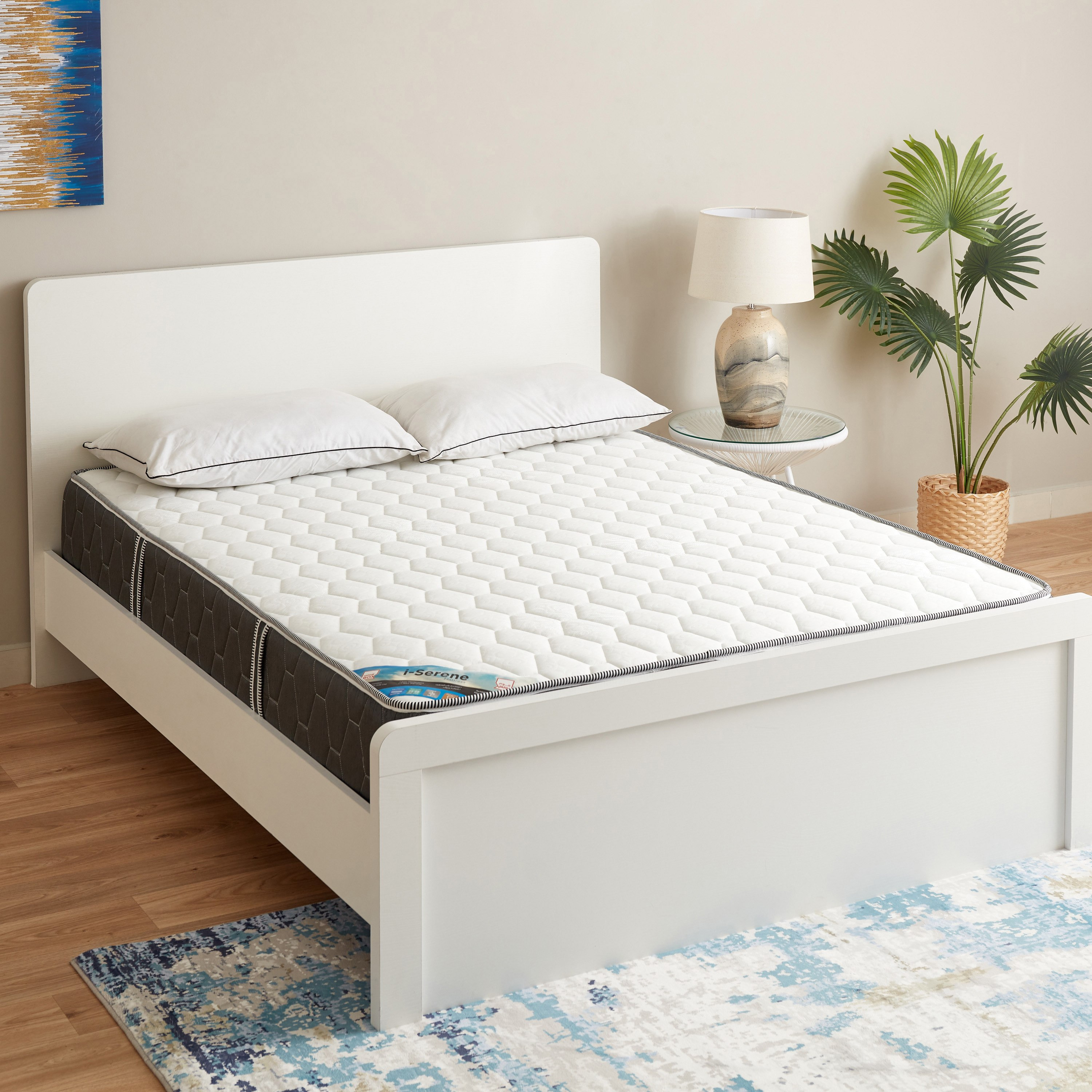 مرتبة كوين بنوابض جيبية من آي سيرين - 150x200x25 سم-hbxbedroom-mattresses-queen-image-8