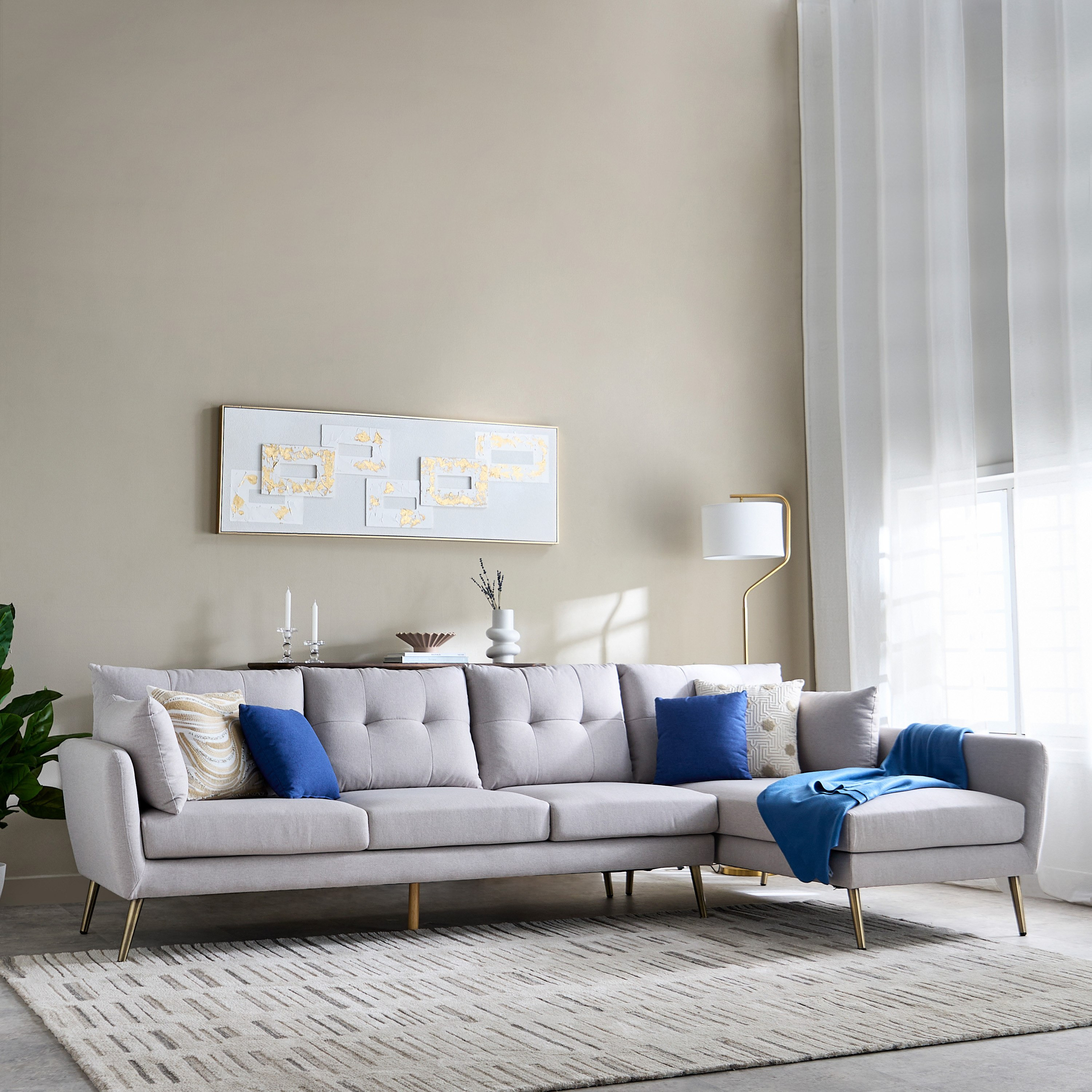 كنبة ركنية 5 مقاعد قماش يمين مع 4 وسائد من ويفر-hbxlivingroom-sofasandarmchairs-sofas-image-11
