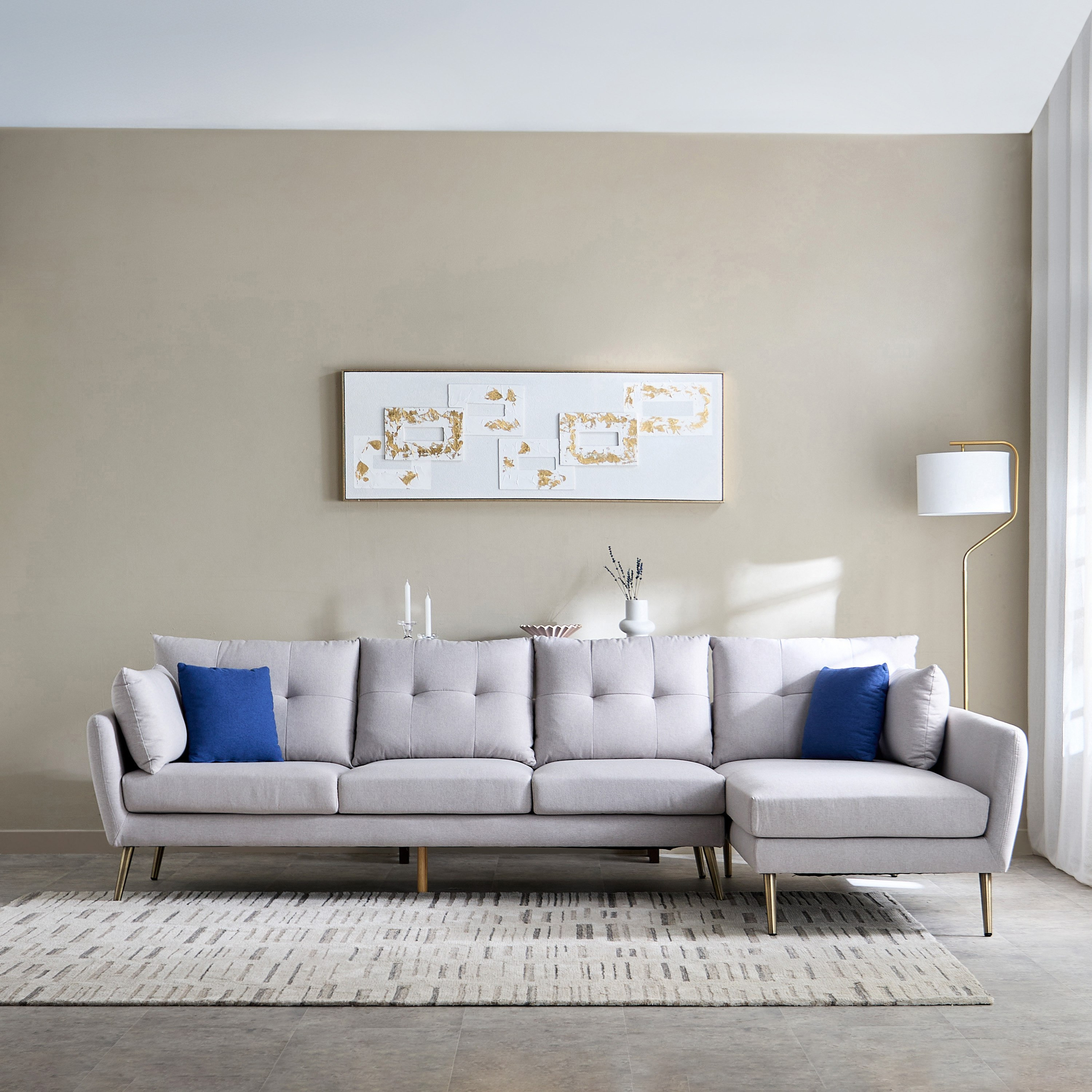 كنبة ركنية 5 مقاعد قماش يمين مع 4 وسائد من ويفر-hbxlivingroom-sofasandarmchairs-sofas-image-2