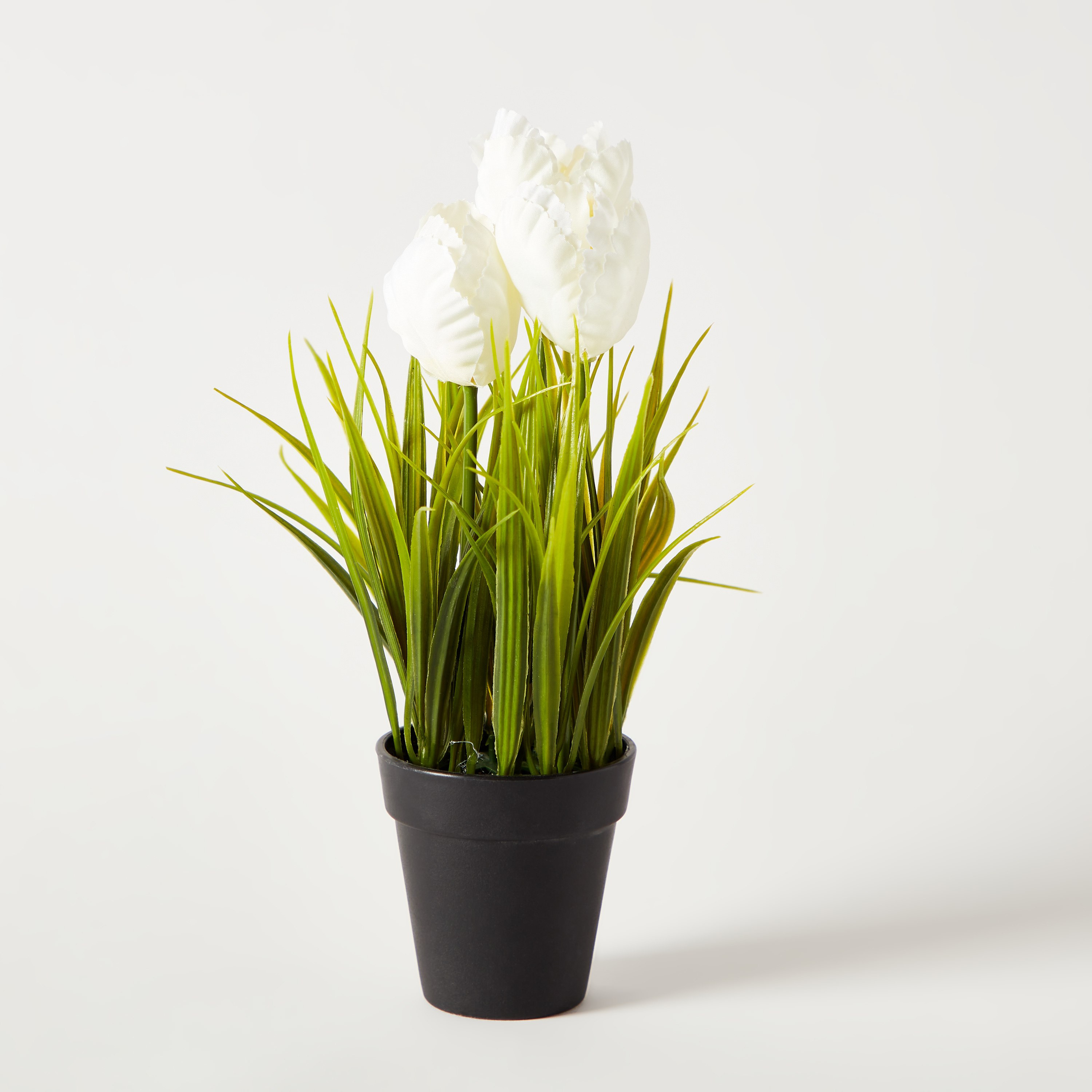 3 زهرات ديكور في وعاء من إيدنيك - 25 سم-hbxdecorandfurnishings-homeaccessories-artificialflowersandplants-image-5