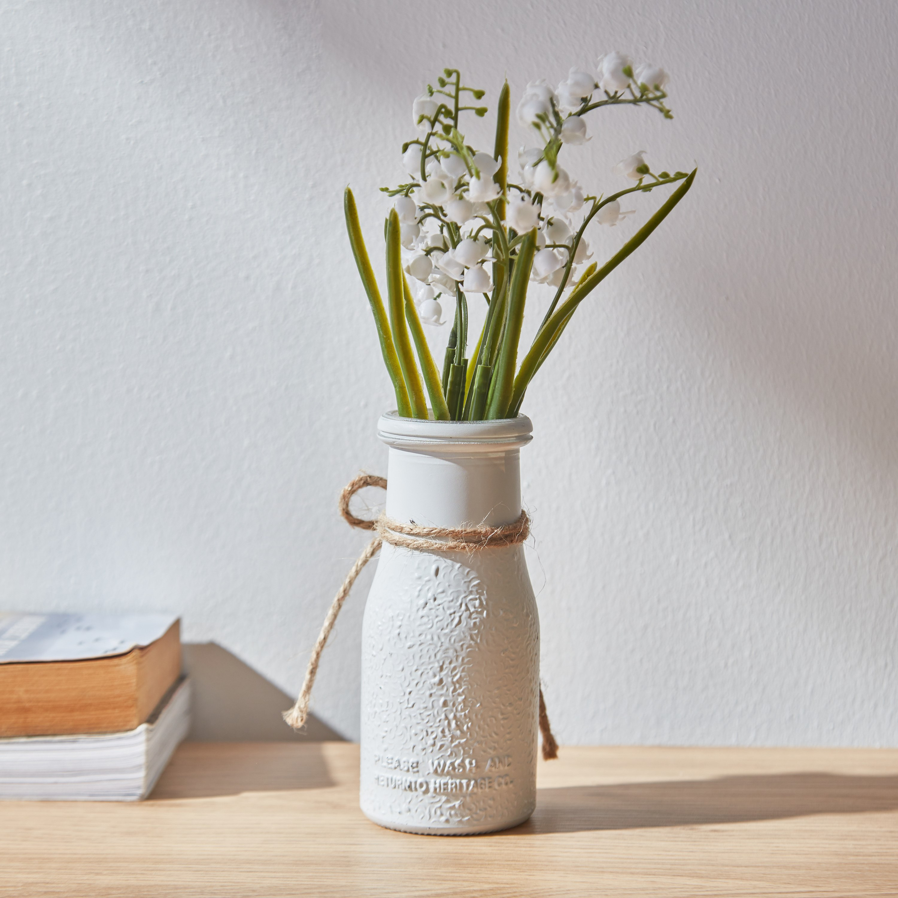 Edenic Decorative Mini Plant with Glass Vase - 30 cm-hbxdecorandfurnishings-homeaccessories-artificialflowersandplants-image-2