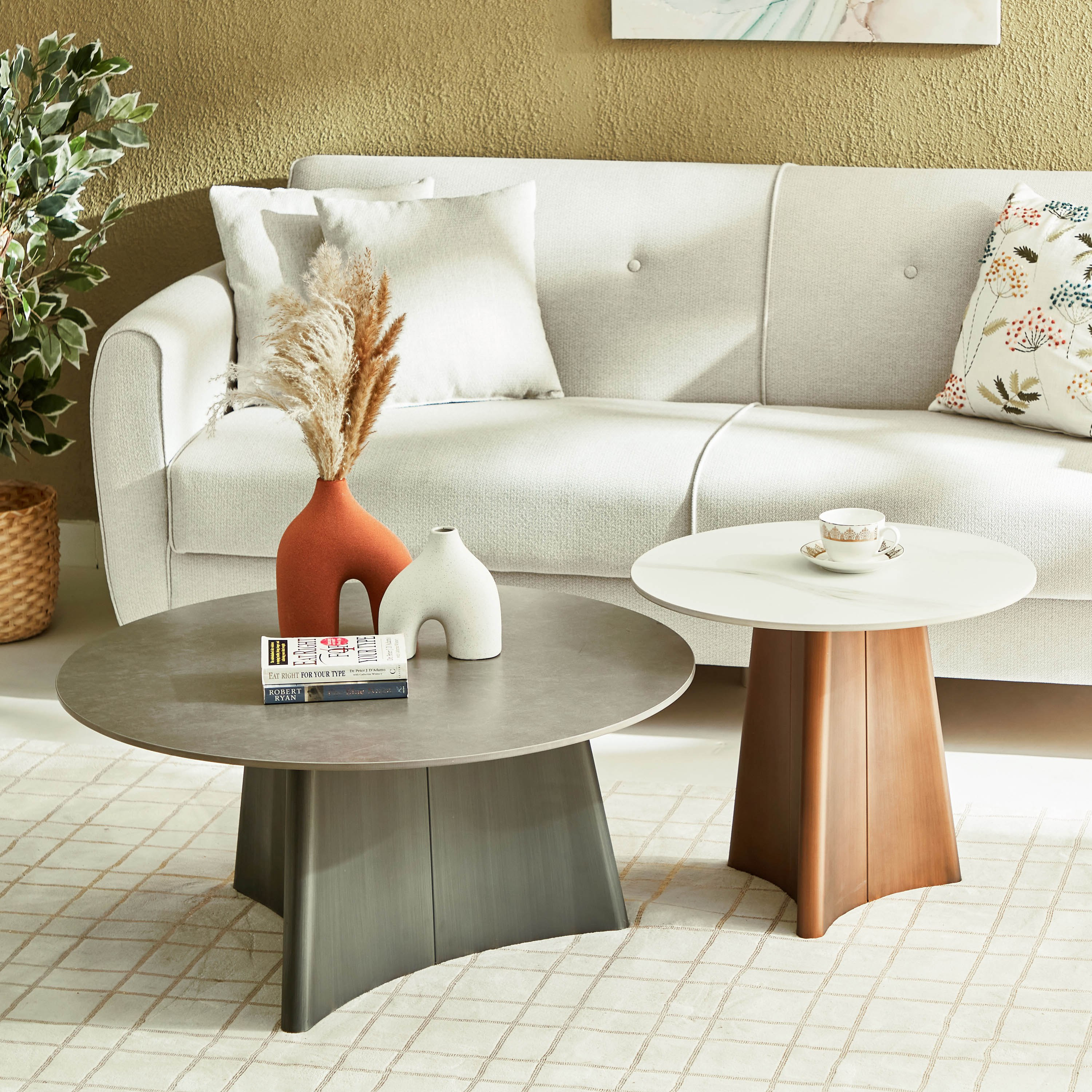 Coffee table set with deals console table