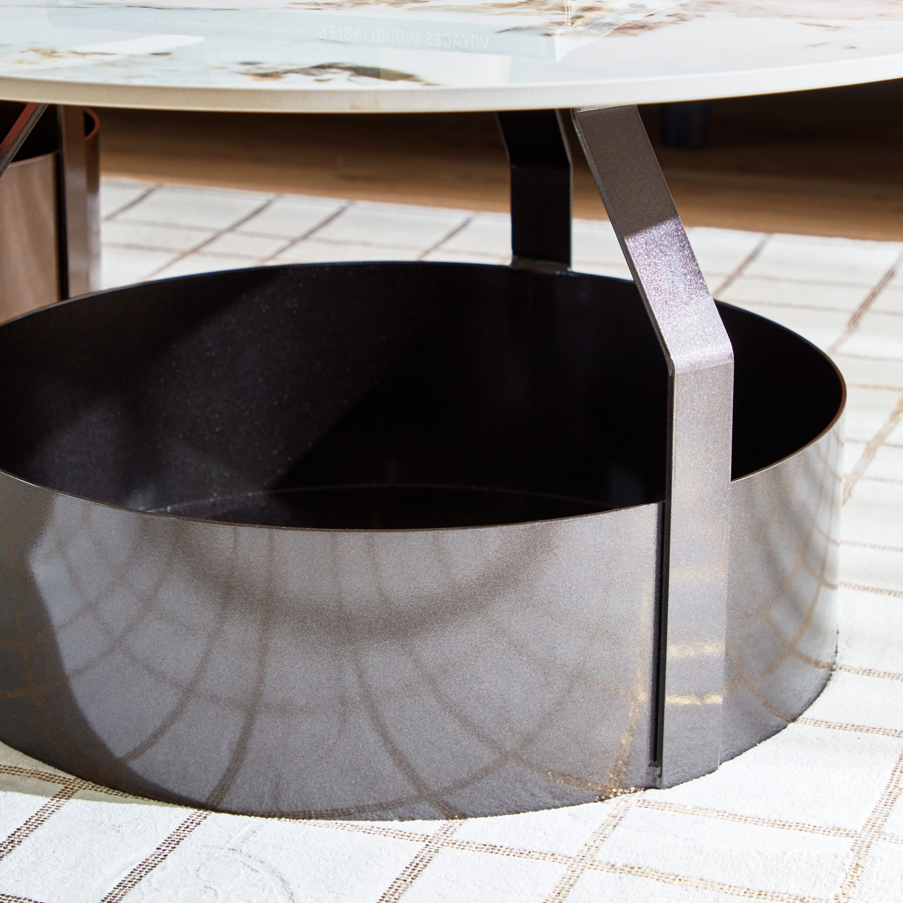 طقم طاولة قهوة من الحجر الملبد قطعتين - روش-hbxlivingroom-tablesandstands-coffeetables-image-8