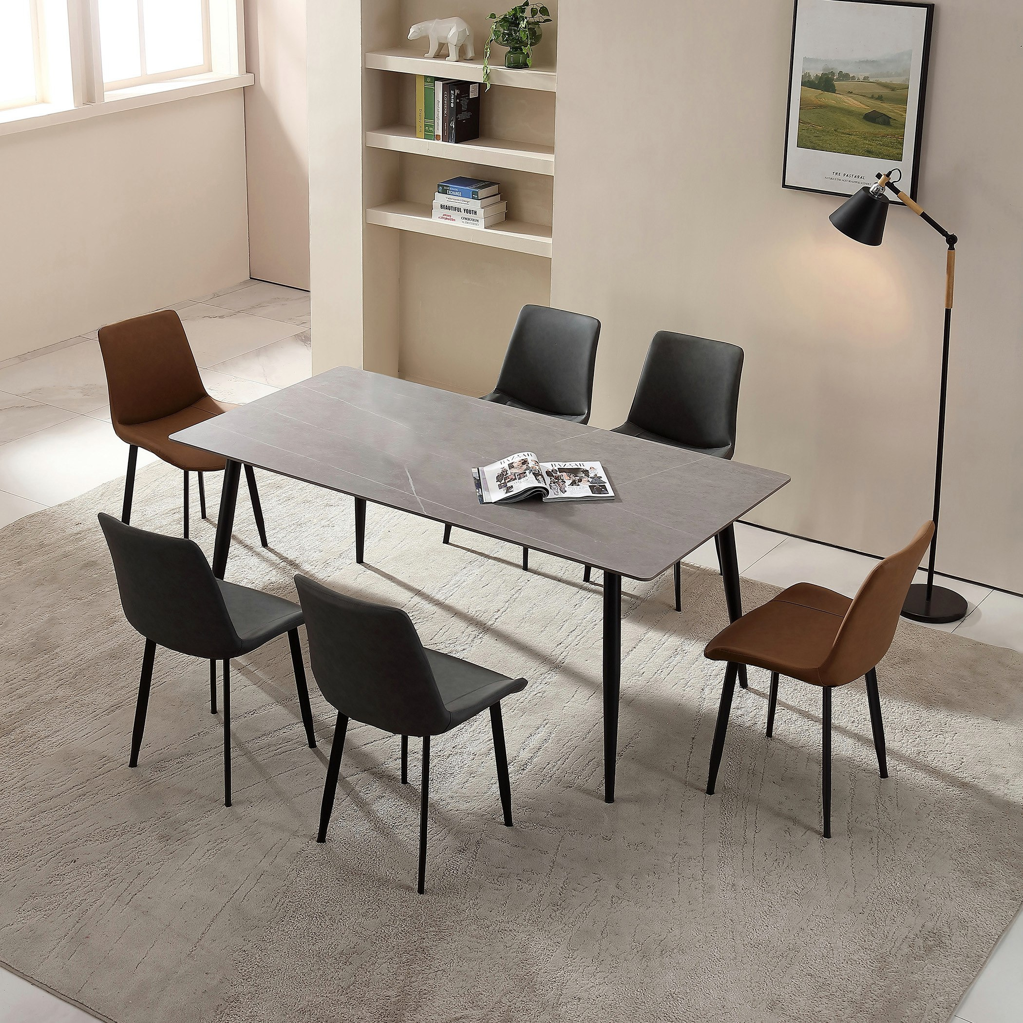طاولة سفرة من الحجر الملبد 6 مقاعد من مارويل - كبيرة جدًا-hbxdiningroom-diningtablesandsets-diningtables-sixseater-image-1