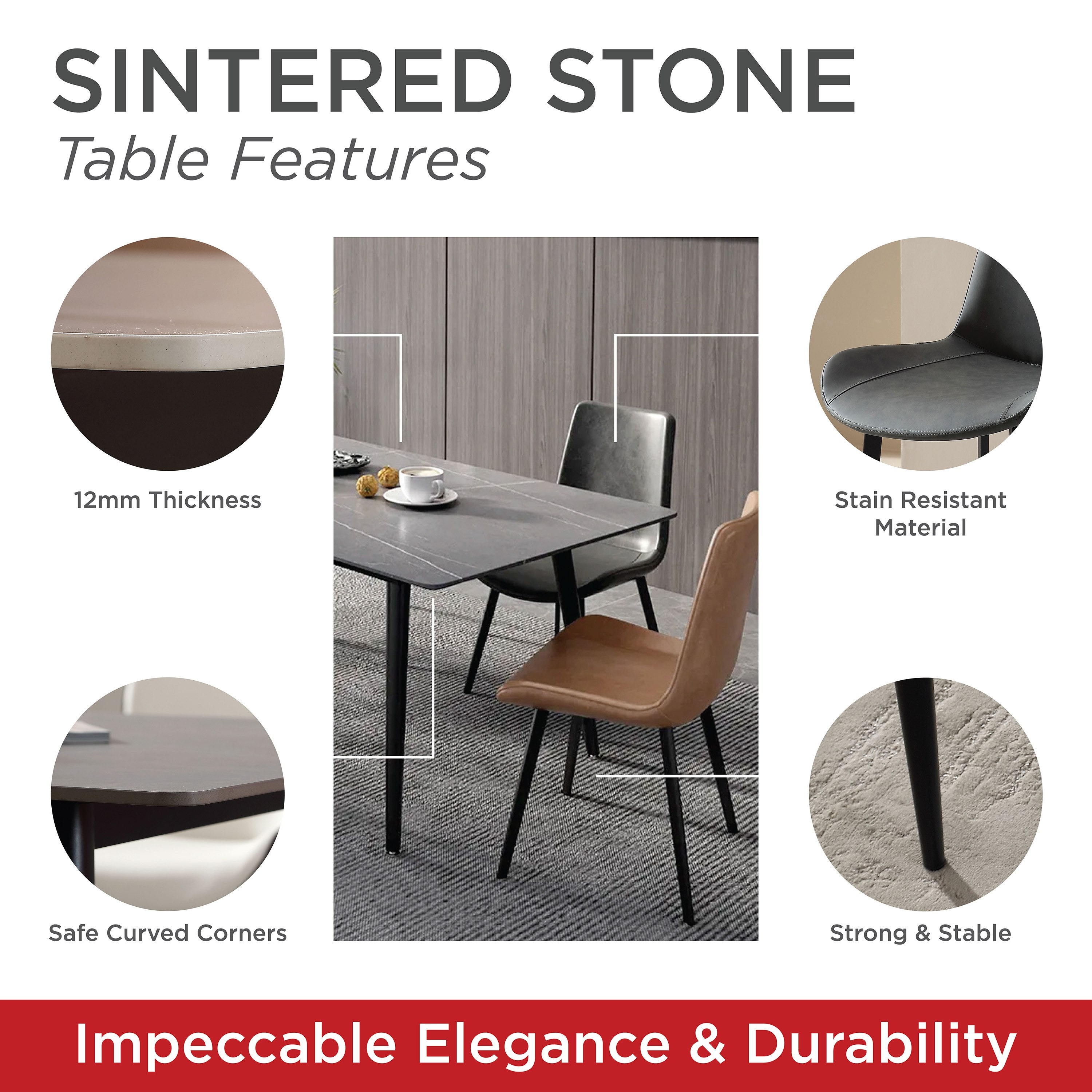 طقم سفرة من الحجر الملبد 6 مقاعد من جراويل-hbxfurniture-diningtablesandsets-diningsets-sixseater-image-10