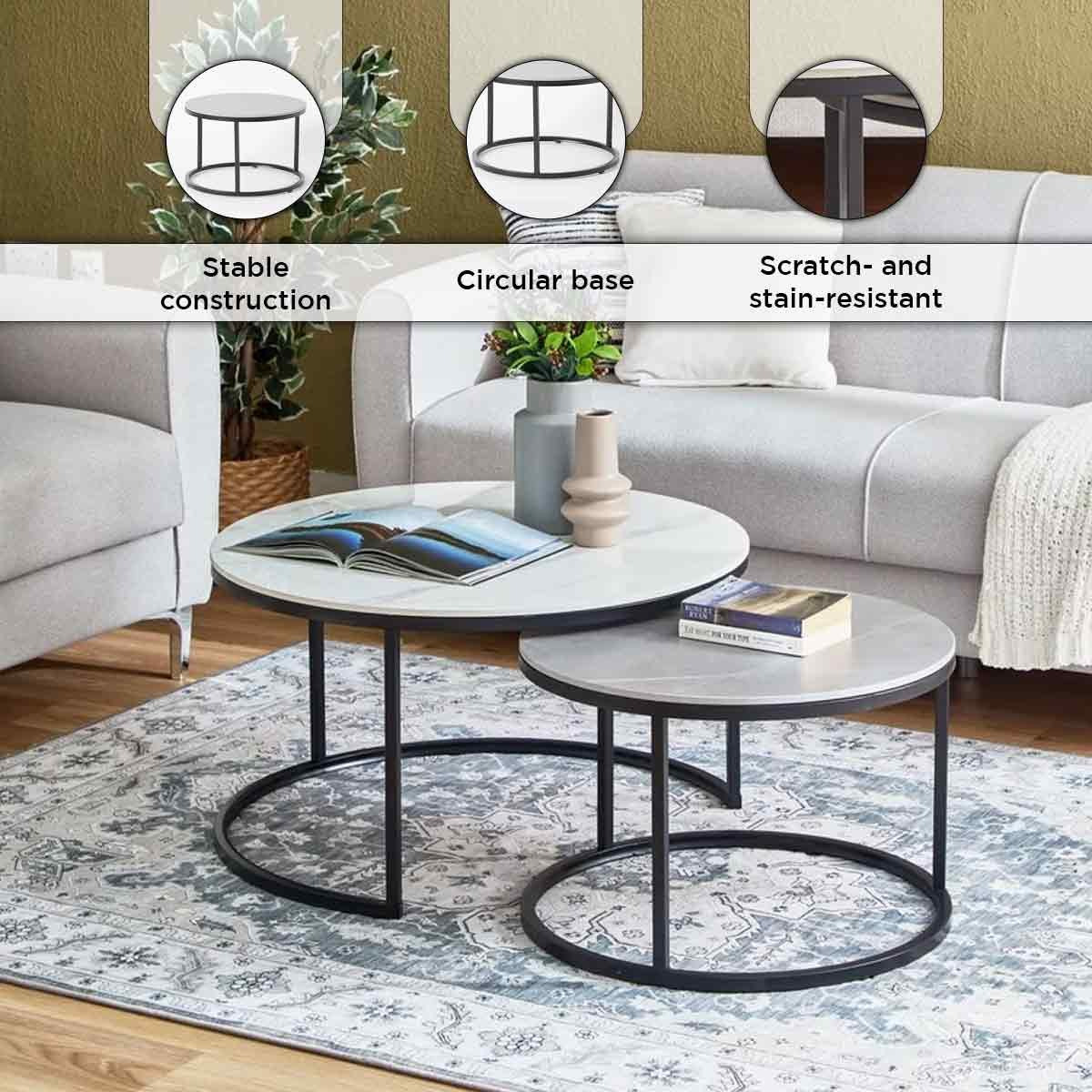 Marwell Sintered Stone Coffee Table - Set of 2-PROMO_HB_UAE_HBX10_280126-image-6