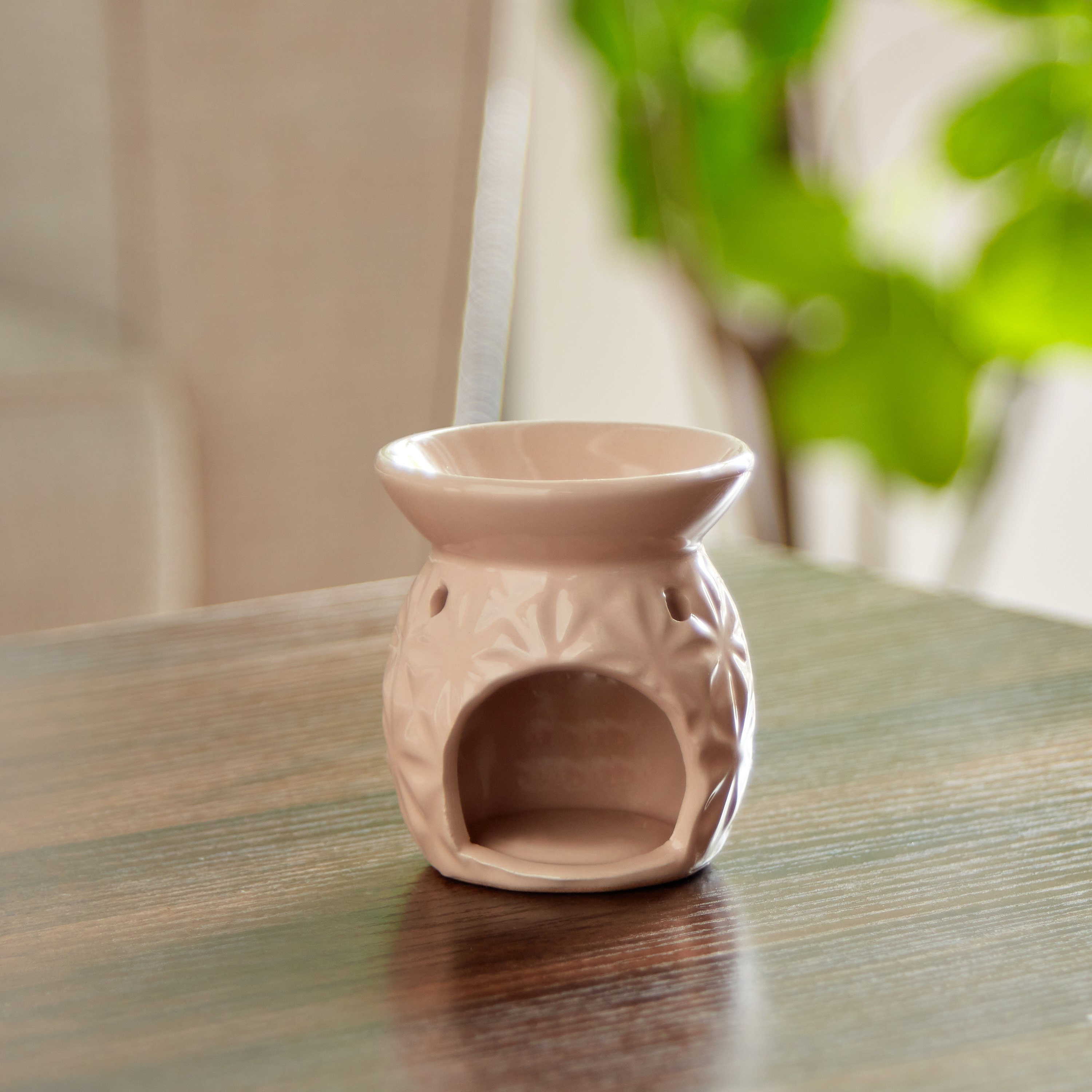 مبخرة زيت سيراميك من زيستي - 6.5x6.5x8 سم-hbxhomeware-hbxdecorandfurnishings-image-2