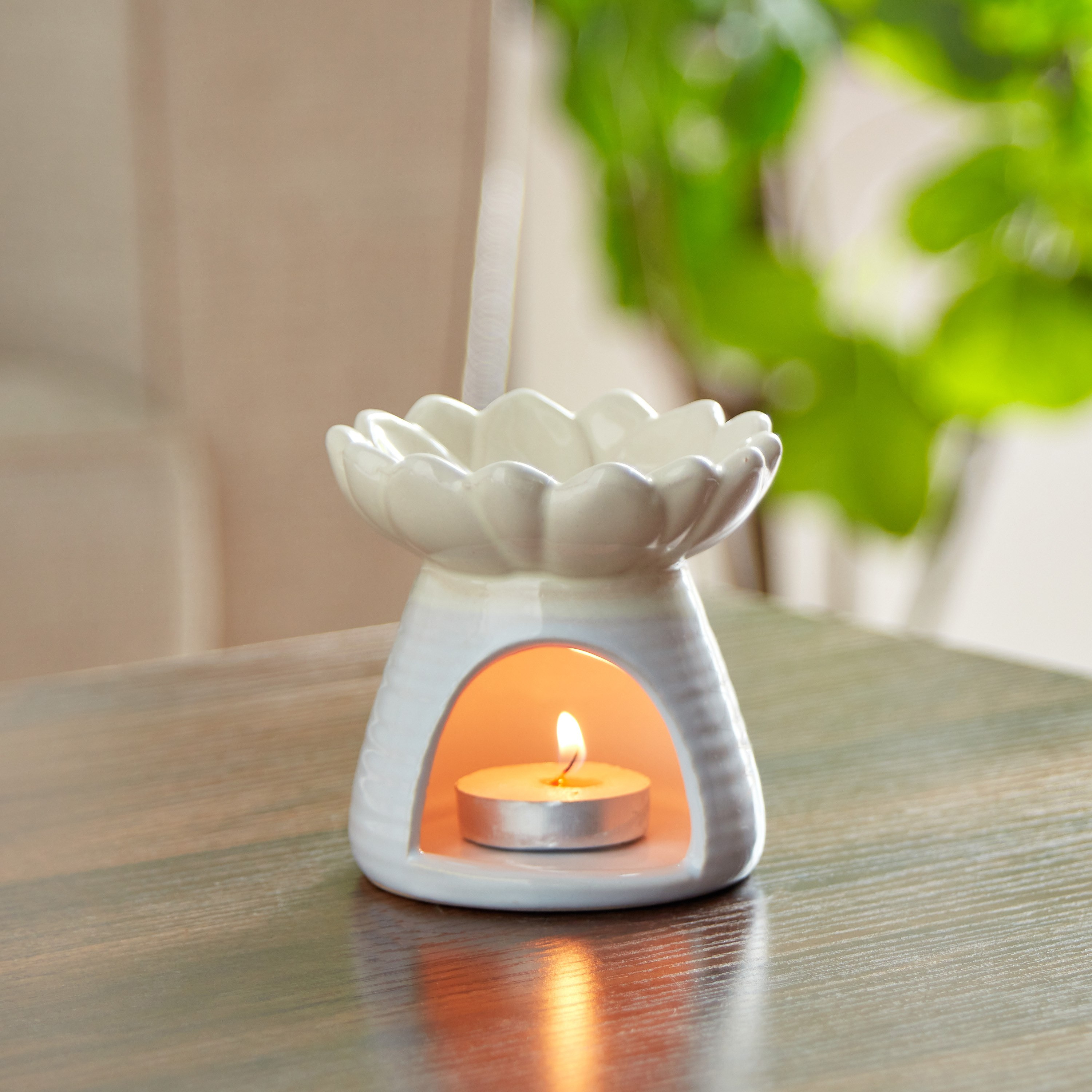 مبخرة زيت سيراميك من زيستي - 9x9x9 سم-hbxhomeware-hbxdecorandfurnishings-image-1