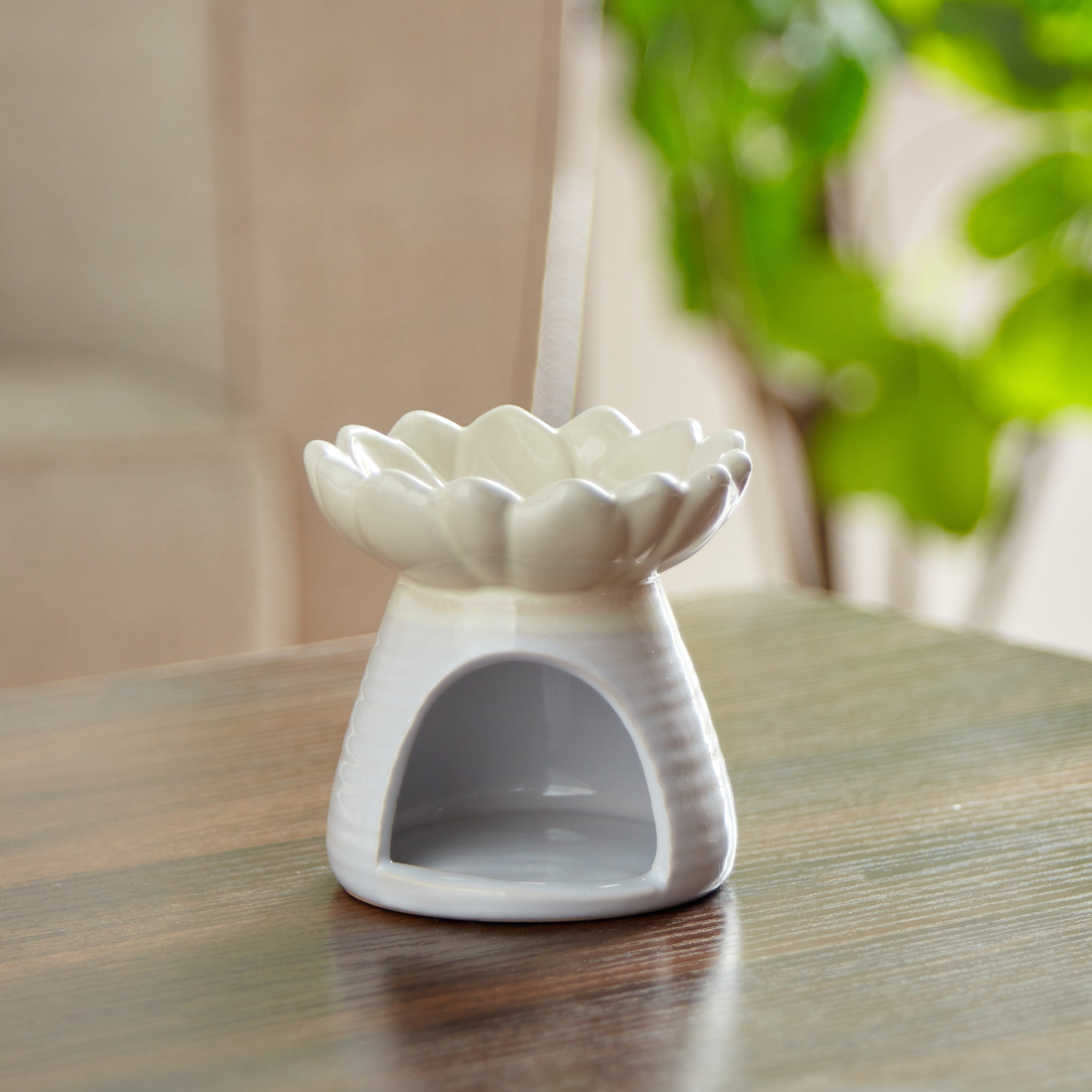 مبخرة زيت سيراميك من زيستي - 9x9x9 سم-hbxhomeware-hbxdecorandfurnishings-image-2