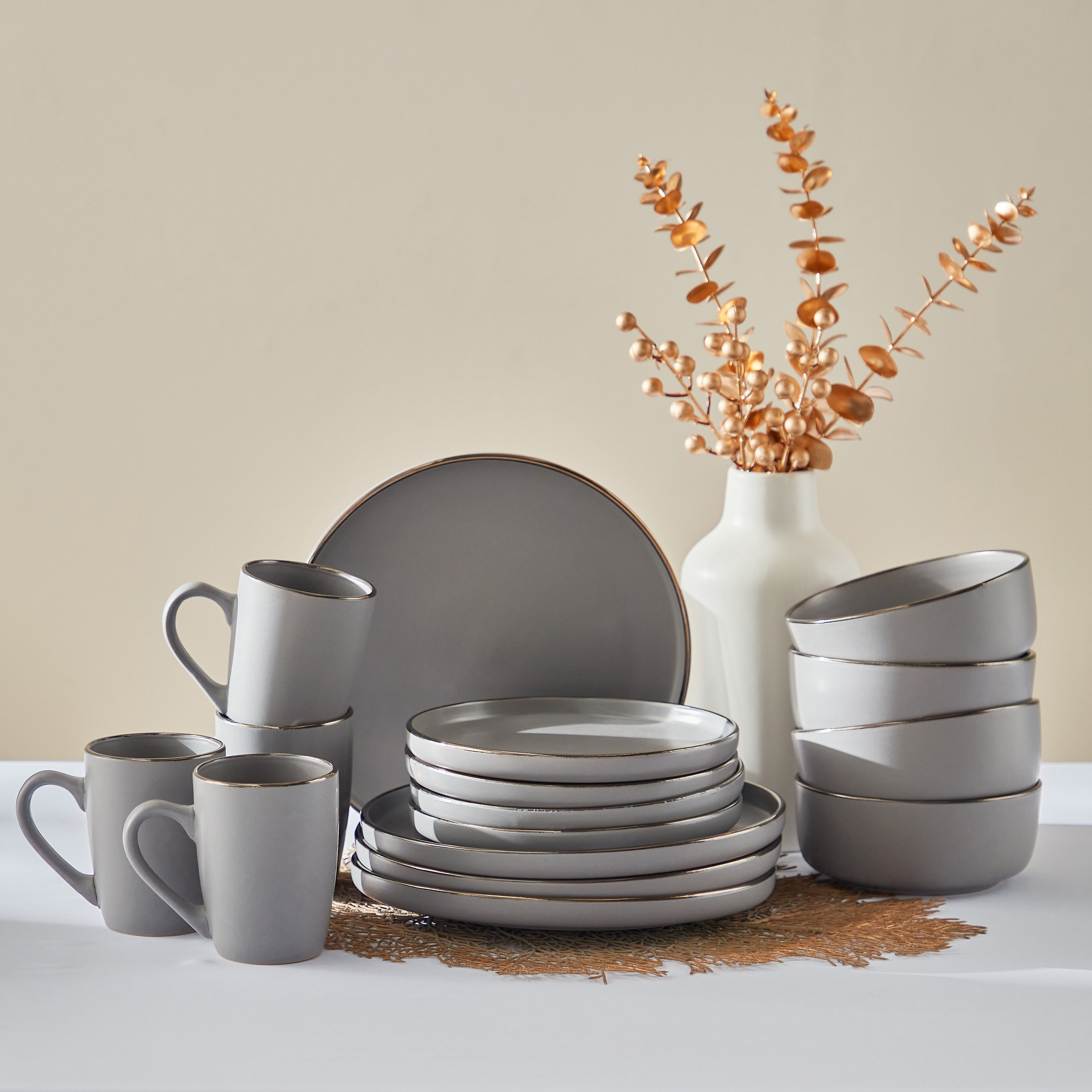 16 piece 2025 dinnerware set