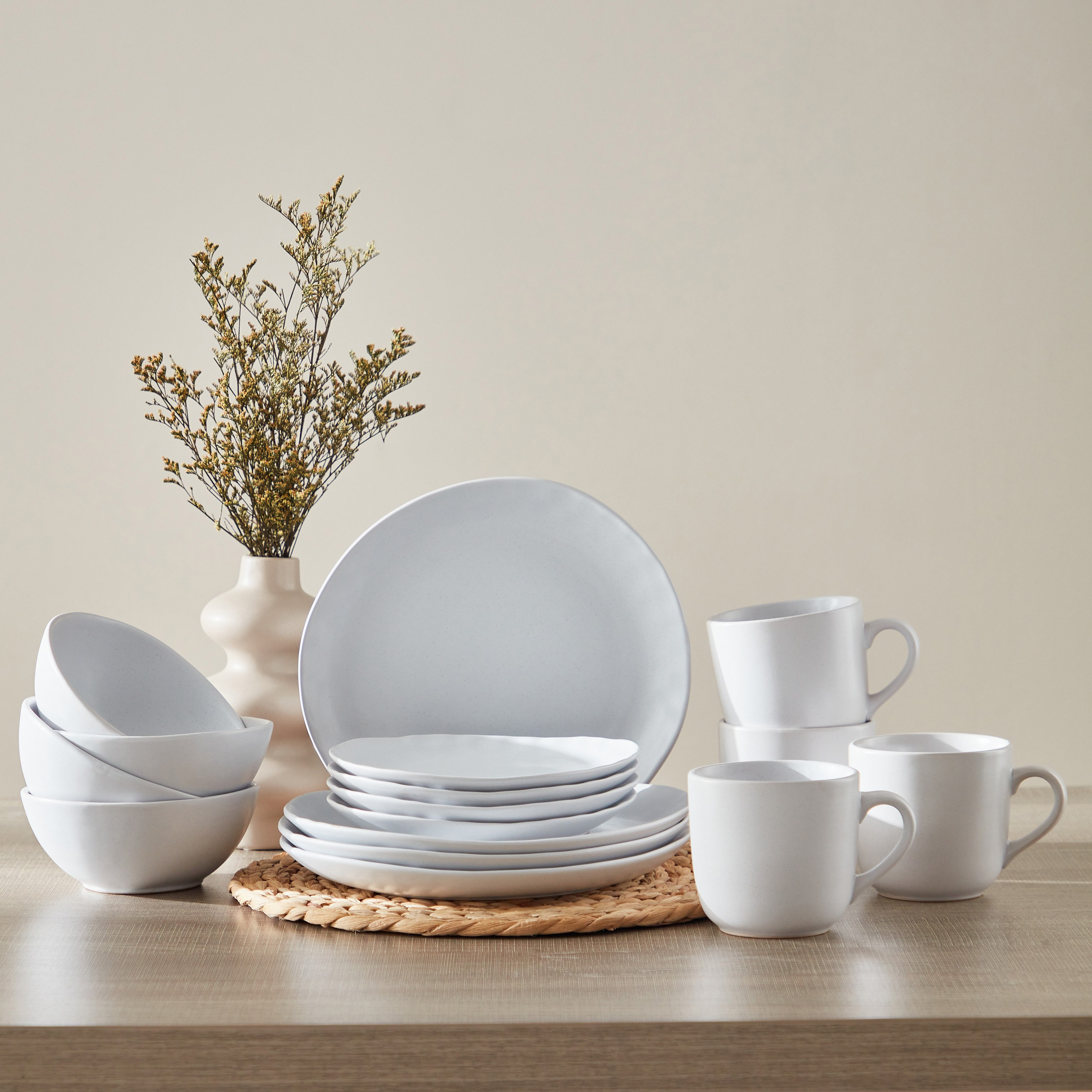 Shell 16-Piece Stoneware Dinner Set - Serves 4-hbxhomeware-hbxkitchen-image-1
