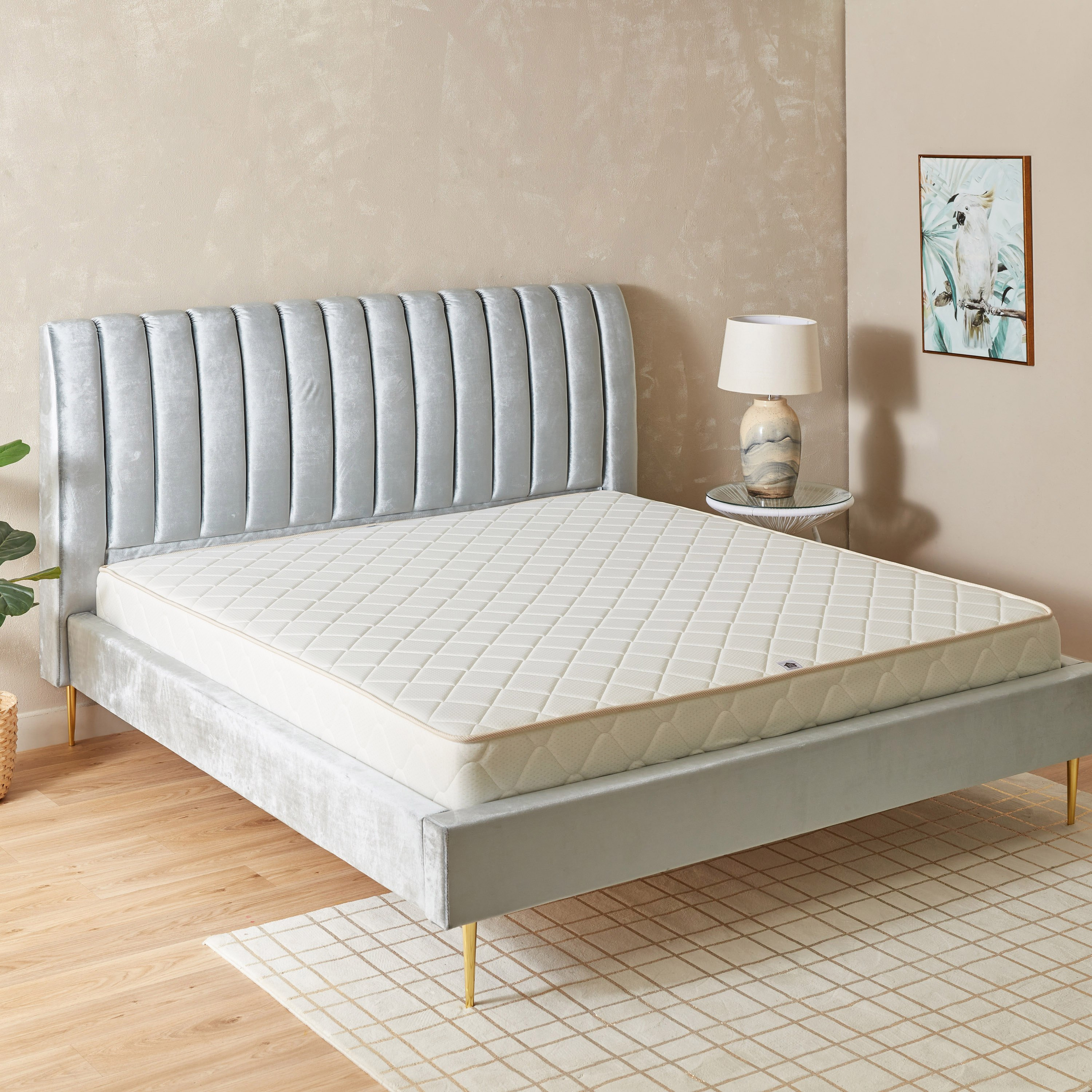مرتبة كوين إسفنج ونوابض جيبية من آي سيرين - 150x200x25 سم-hbxbedroom-mattresses-queen-image-2