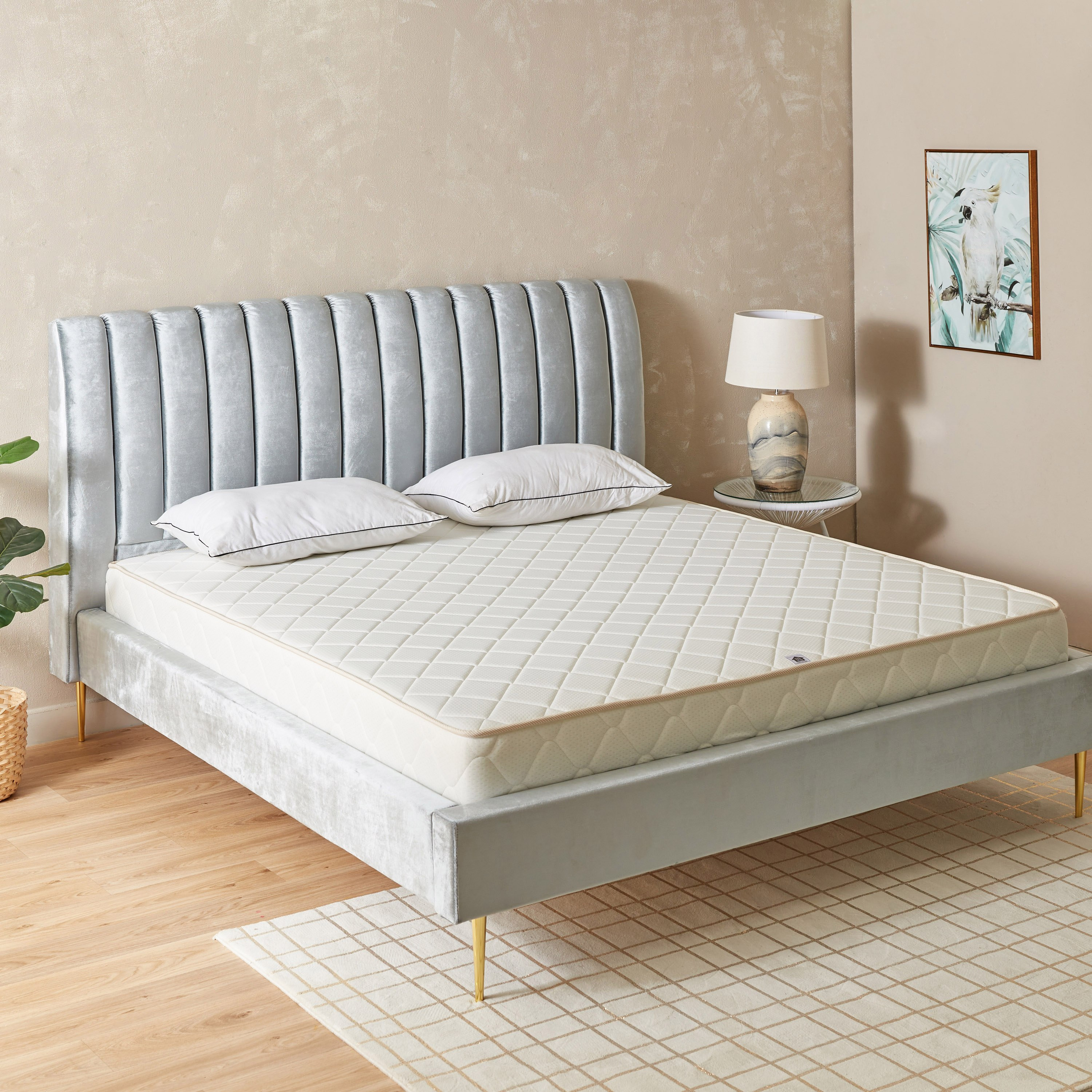 مرتبة كوين إسفنج ونوابض جيبية من آي سيرين - 150x200x25 سم-hbxbedroom-mattresses-queen-image-12