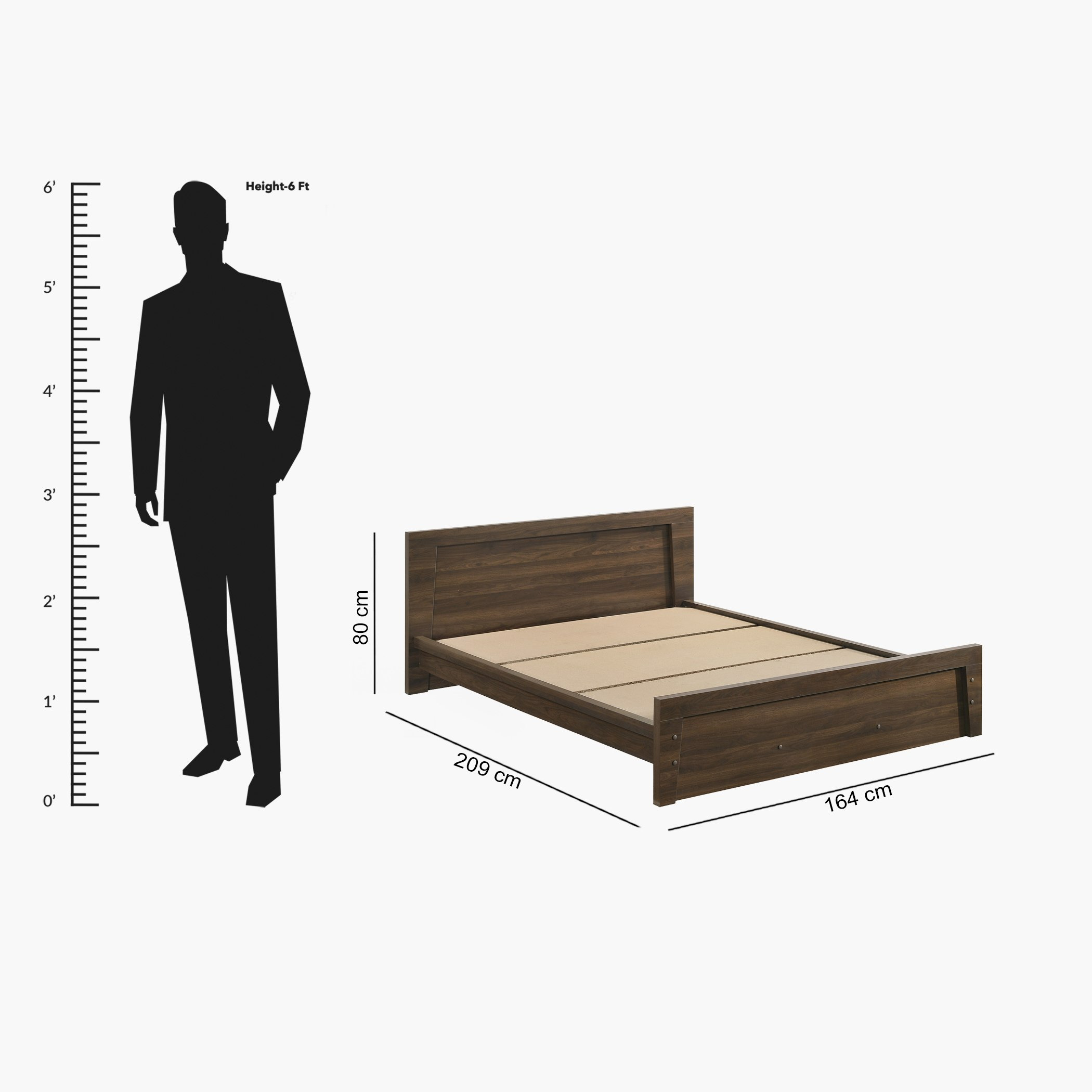 سرير كوين من كولتورب - 150x200 سم-hbxbedroom-bedsandbedsets-beds-queen-image-7