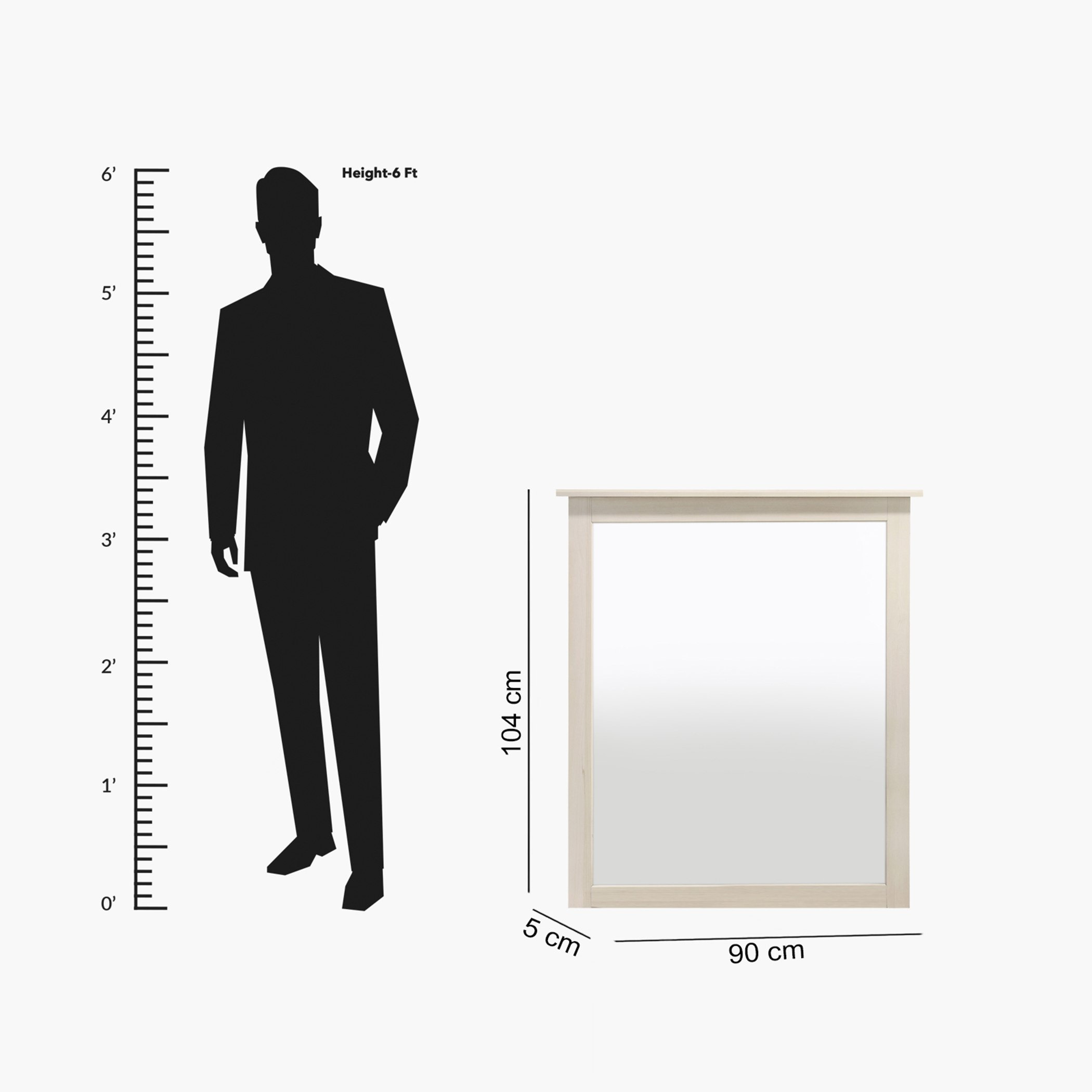 مرآة دون طاولة تزيين ماستر من سونبيرج-hbxfurniture-bedroom-dressersandmirrors-image-4