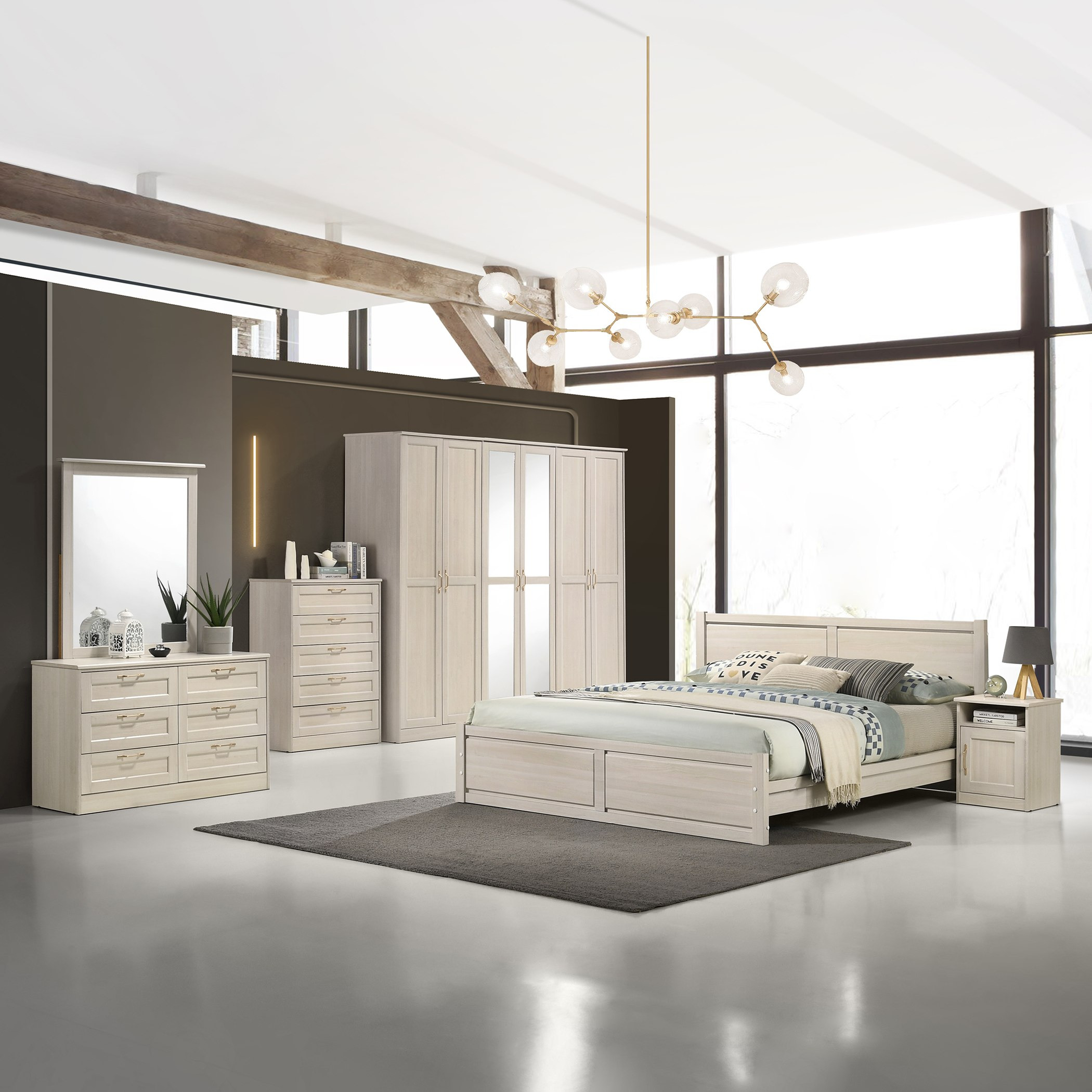 وحدة 5 أدراج من سونبيرج-hbxfurniture-dressersandchests-chestofdrawers-image-5