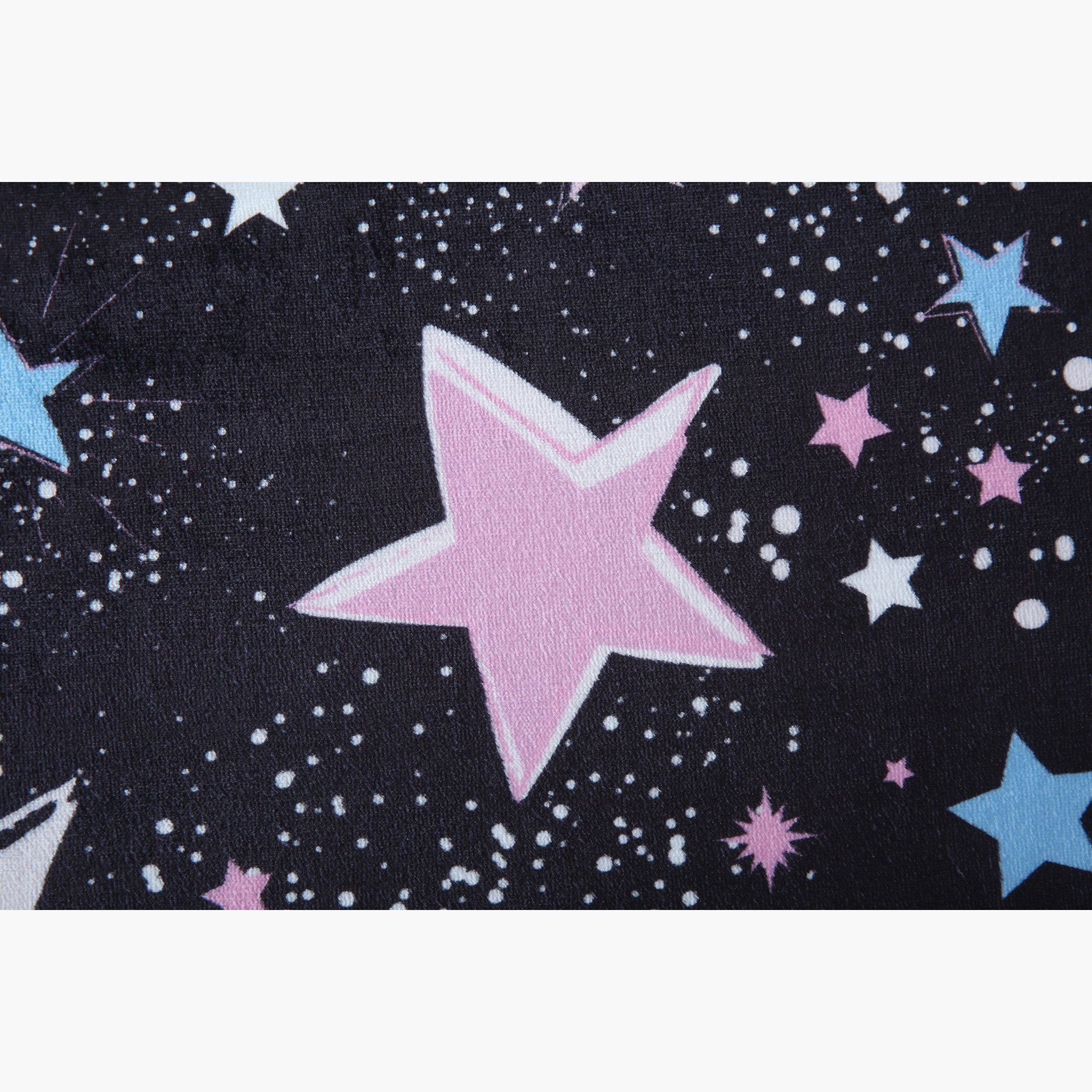 سجادة فلانيل مستديرة بطبعات نجوم من بن - 100 سم-hbxhomeware-hbxkidsandyouth-image-3