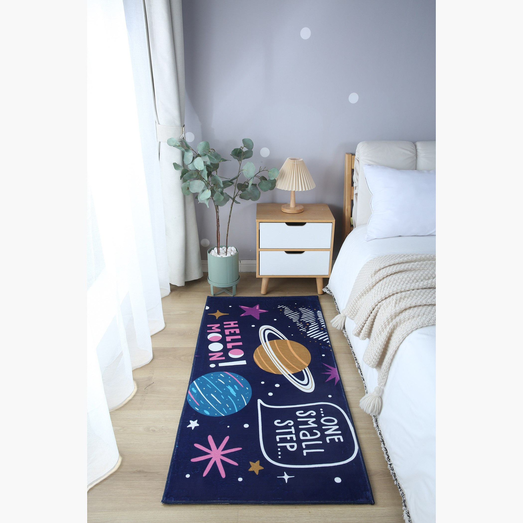 سجادة فلانيل بطبعات من بن - 60x120 سم-hbxhomeware-hbxkidsandyouth-image-1