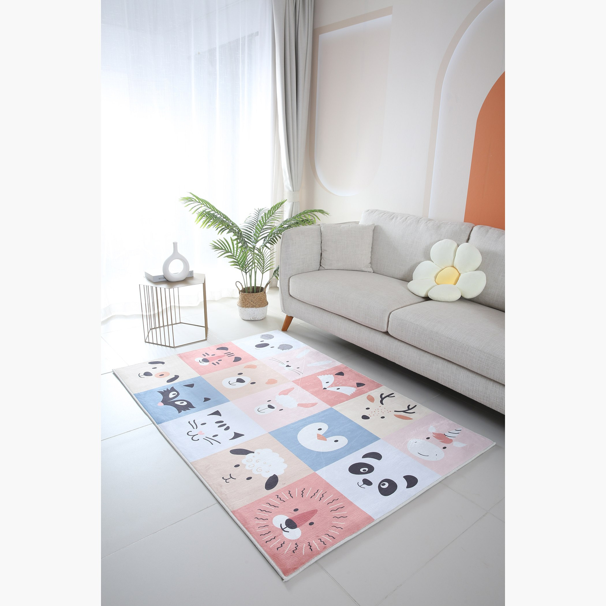 سجادة فلانيل بطبعات من بن - 110x160 سم-hbxhomeware-hbxkidsandyouth-image-1