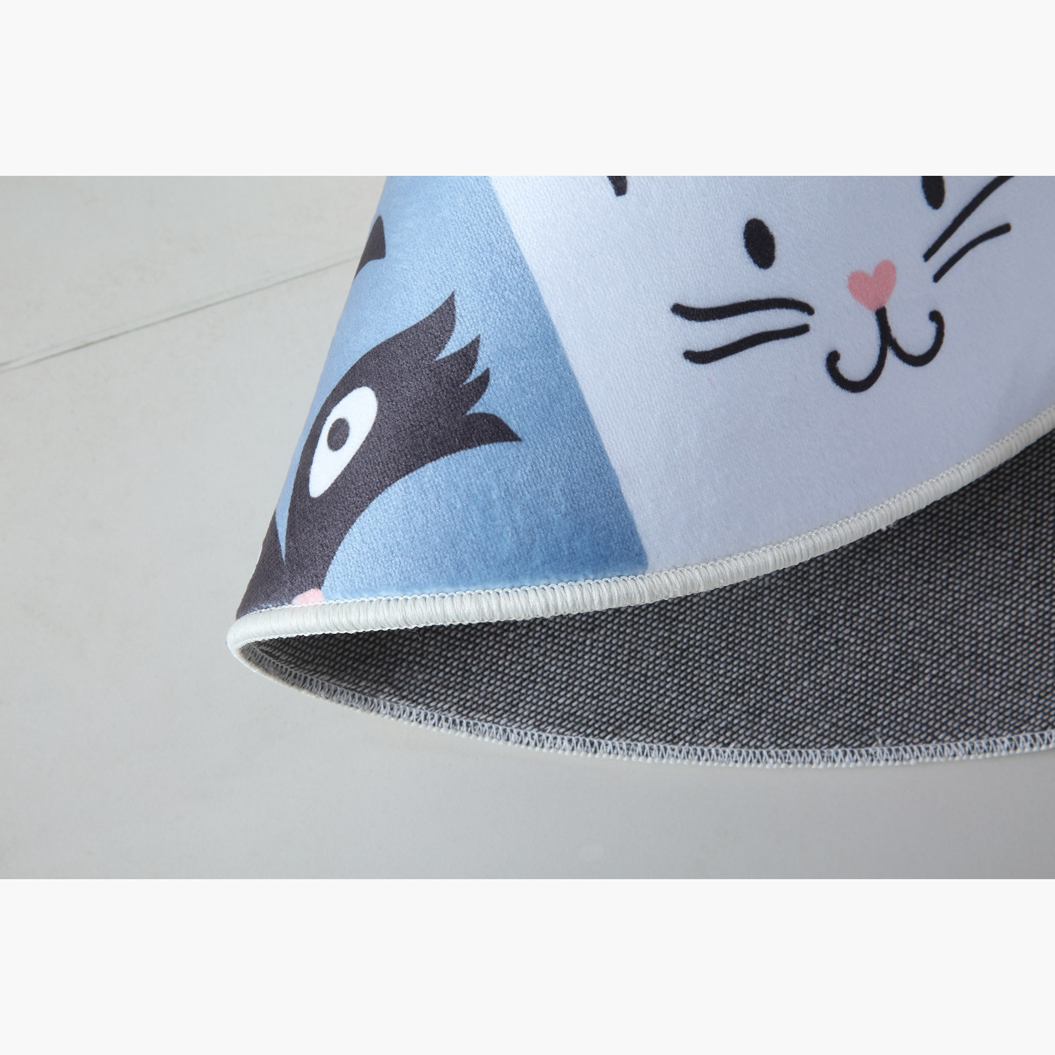 Ben Animals Print Round Flannel Rug - 100 cm-hbxhomeware-hbxkidsandyouth-image-5