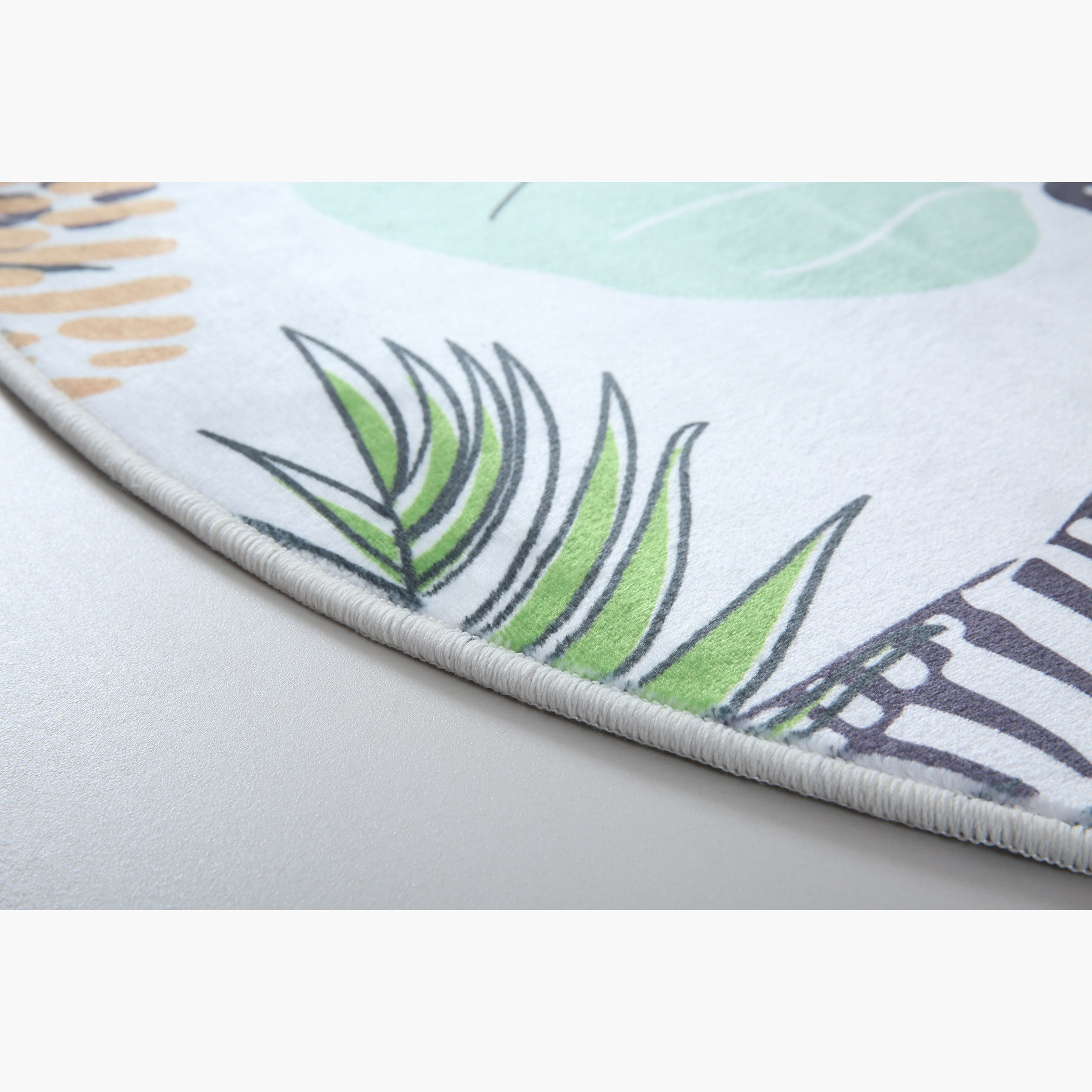 سجادة فلانيل مستديرة بطبعات حمار وحشي من بن 120 سم-hbxbedroom-floorcoverings-rugs-image-3