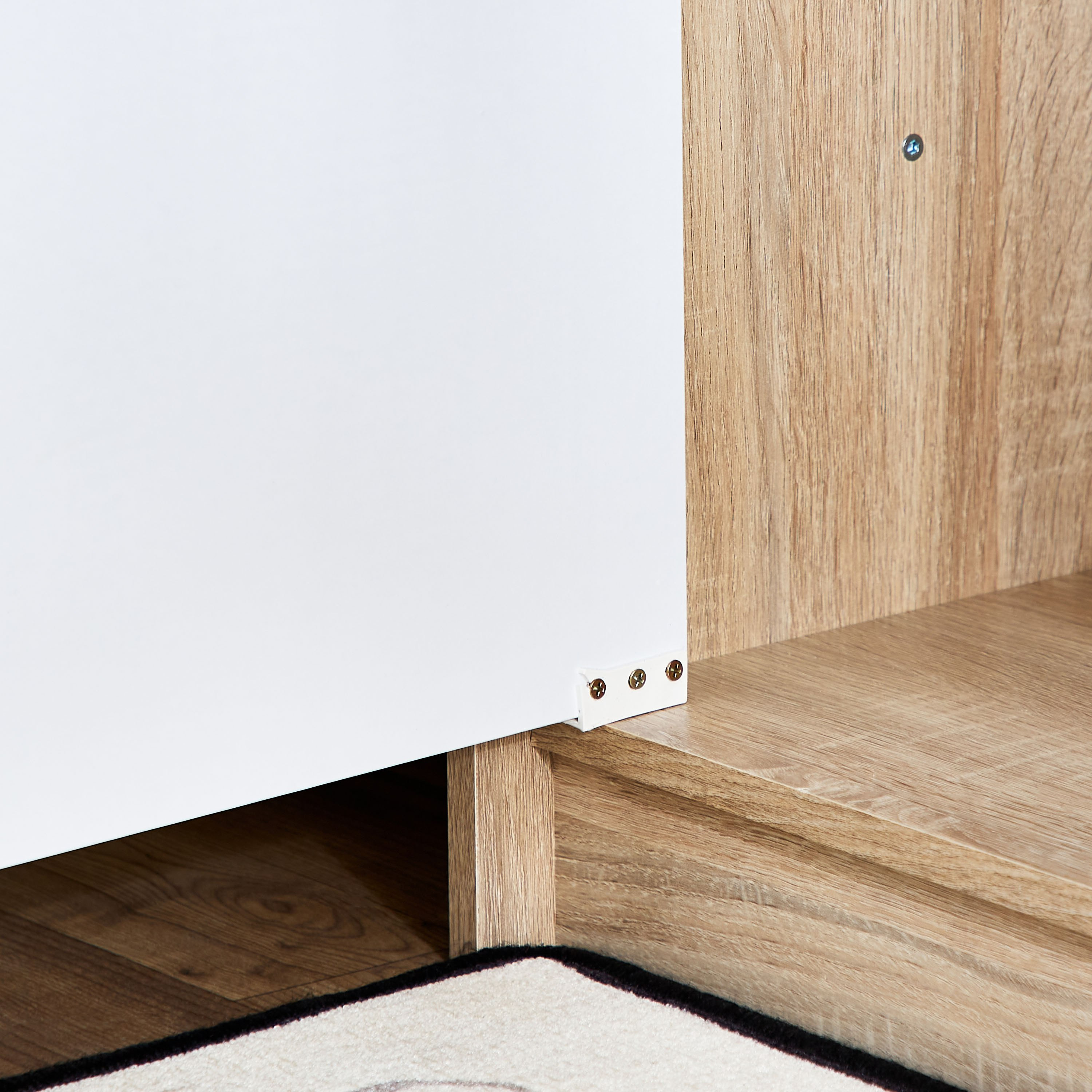 Movo Kulltorp Cabin Bed with 2 Doors and Shelves - 90x190 cm-hbxkidsandyouth-bedsandbedsets-bunkbeds-single-image-7