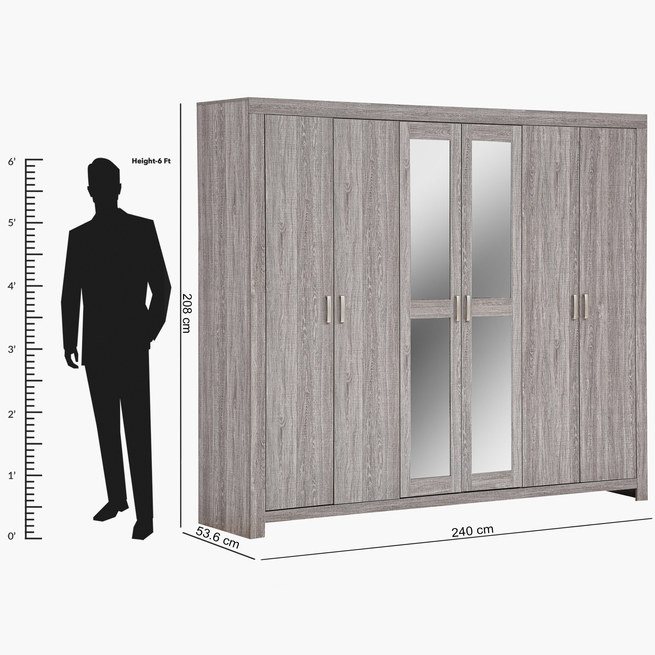 خزانة ملابس 6 أبواب بمرآة من أوديل-hbxfurniture-wardrobes-image-7