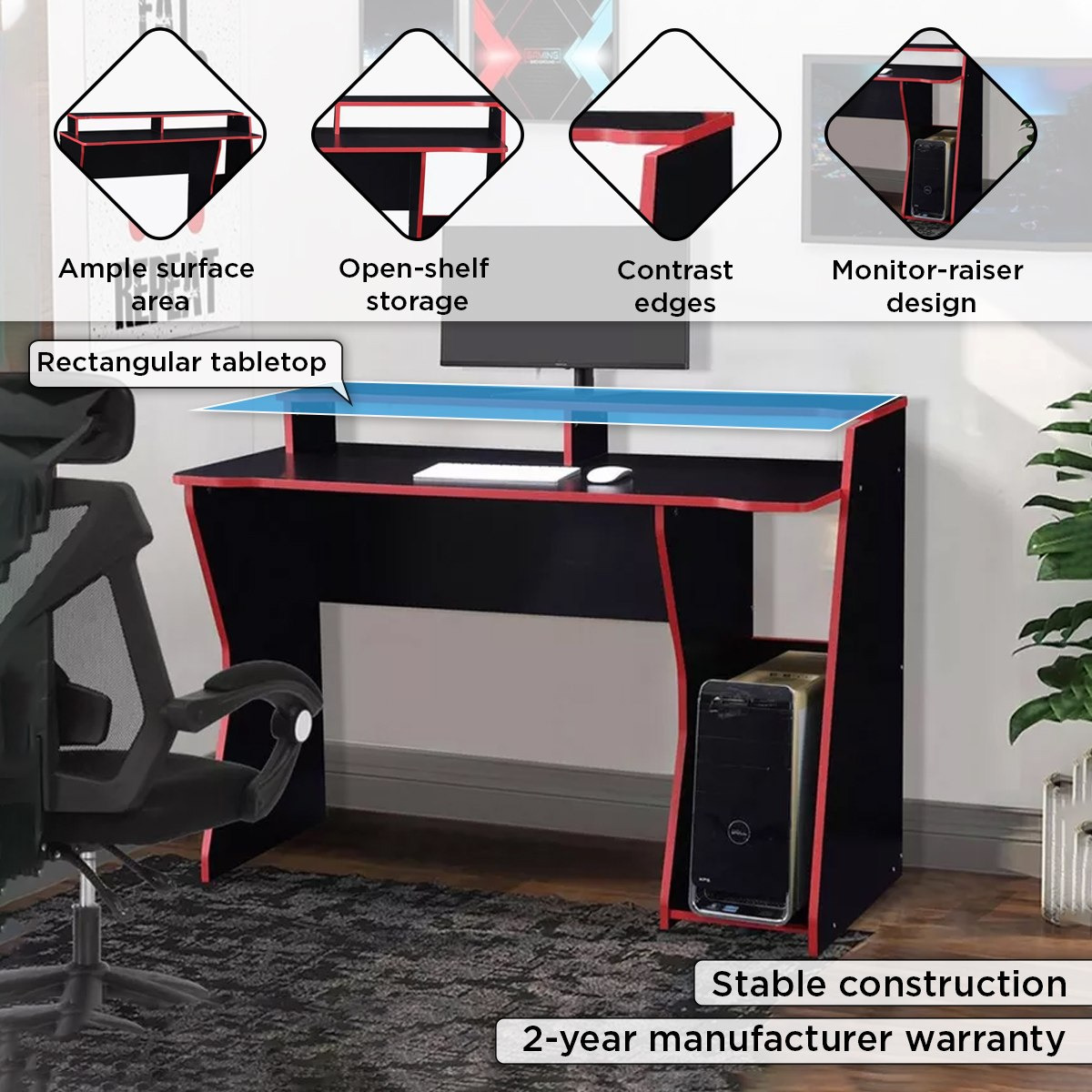 مكتب من جيمنج فلاش-hbxfurniture-desks-image-4