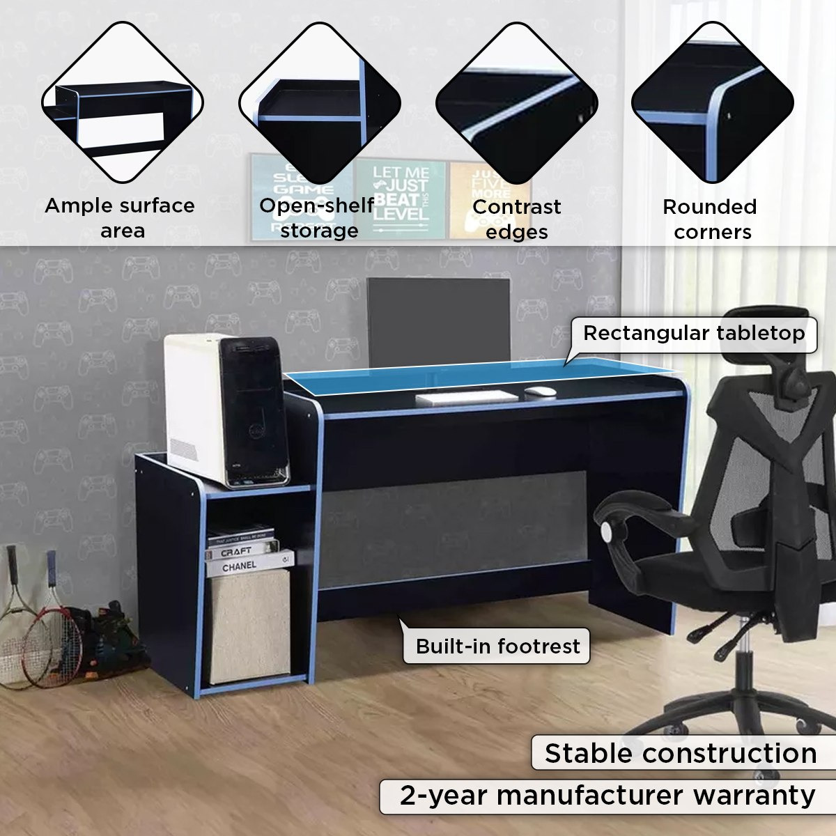 مكتب ألعاب نايترو كبير-hbxfurniture-desks-image-4