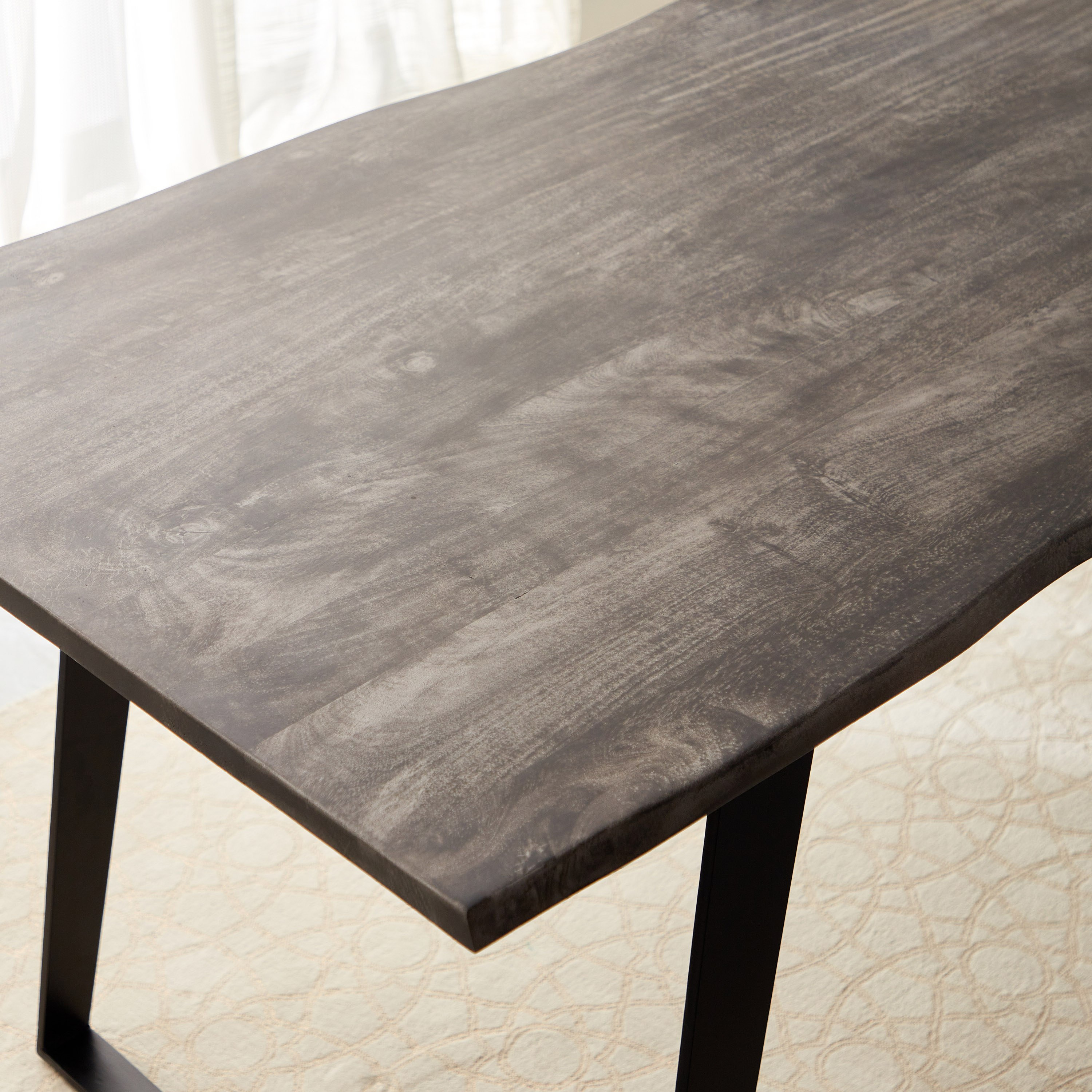طاولة سفرة لـ6 مقاعد من الخشب الصلب - هاربور من فيندرا-hbxdiningroom-diningtablesandsets-diningtables-sixseater-image-3