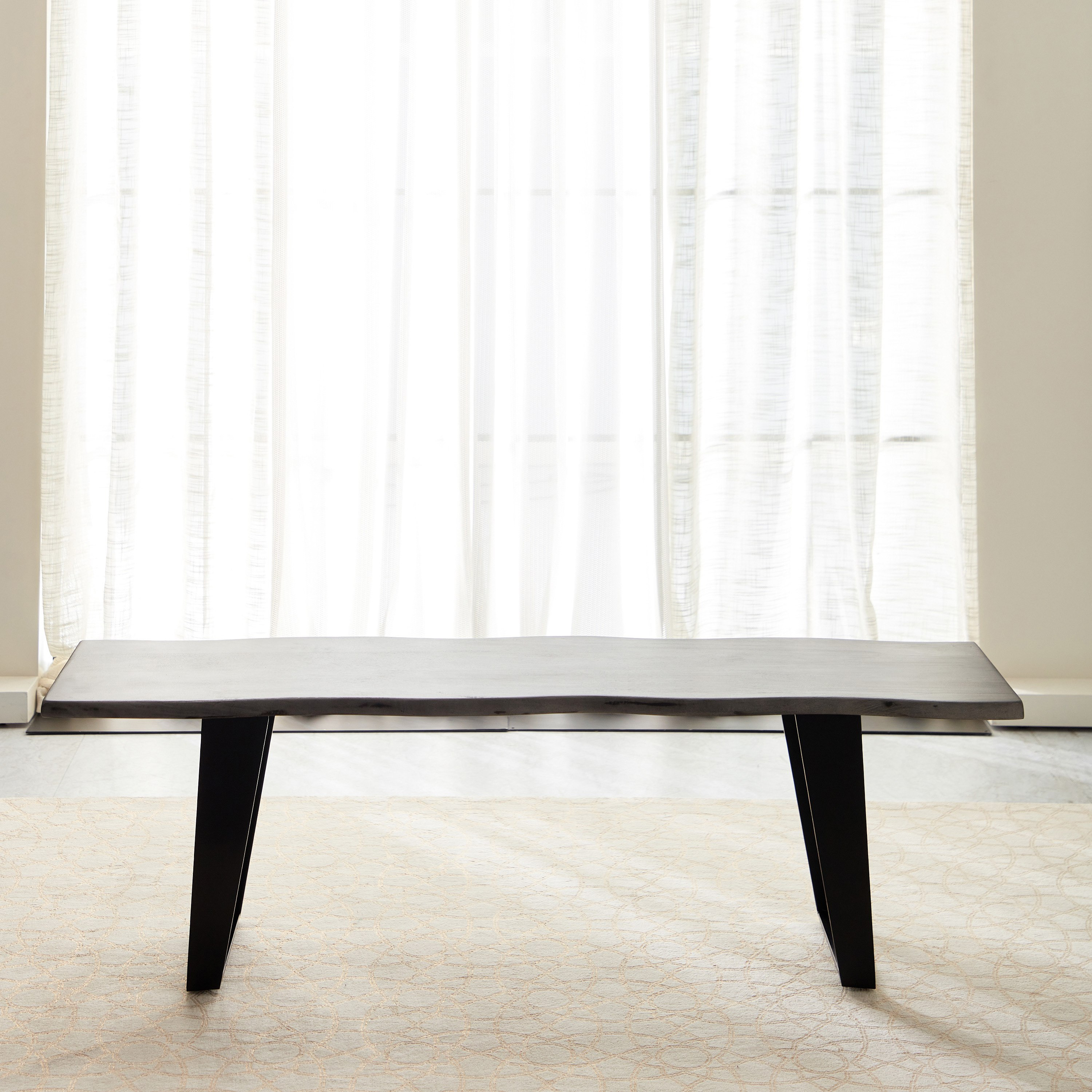 Vendra Harbor Live Edge Solid Wood Bench-hbxfurniture-sofasandarmchairs-benches-image-2