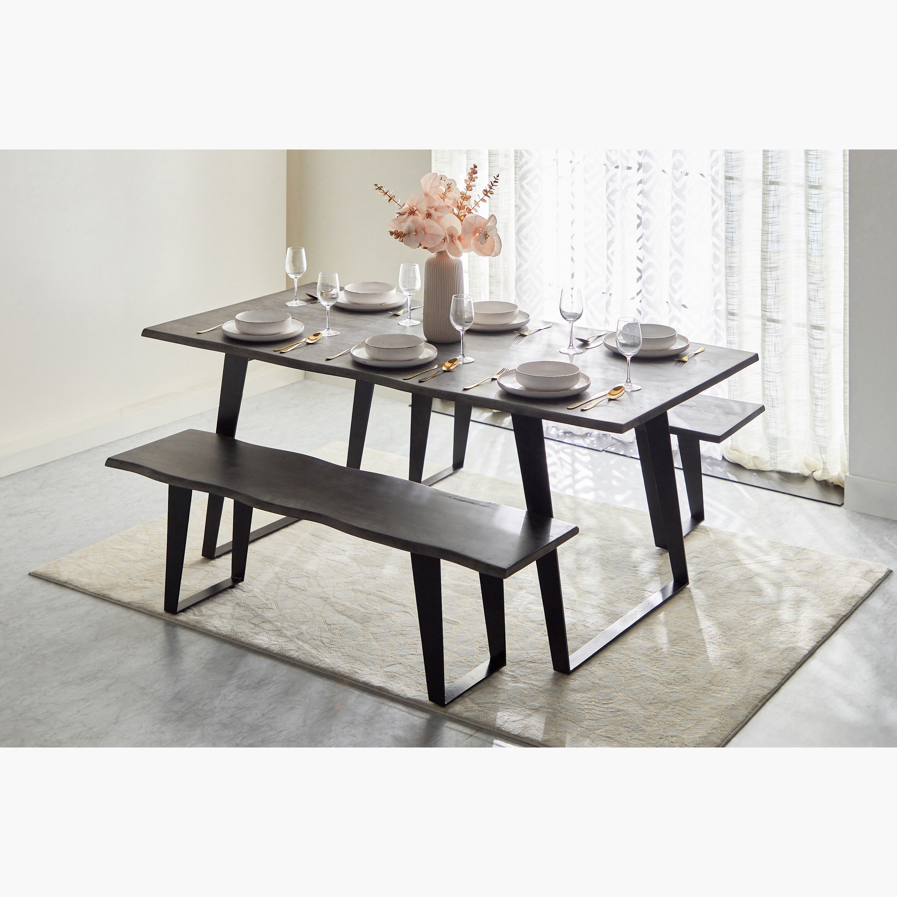 Vendra Harbor Live Edge Solid Wood Bench-hbxfurniture-sofasandarmchairs-benches-image-9