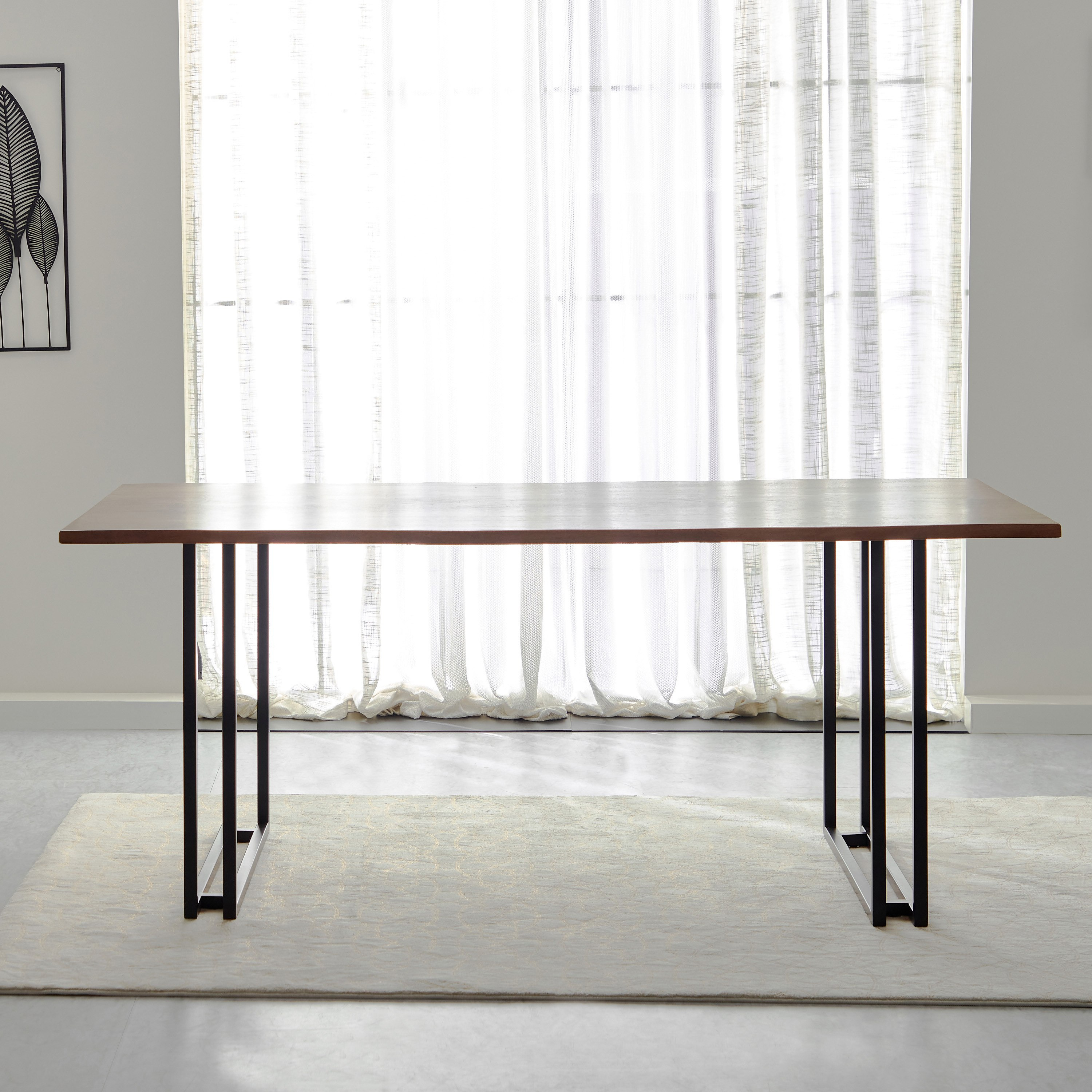 طاولة سفرة لـ6 مقاعد من الخشب الصلب - مونتانا لايف إيدج من فيندرا-hbxdiningroom-diningtablesandsets-diningtables-sixseater-image-2