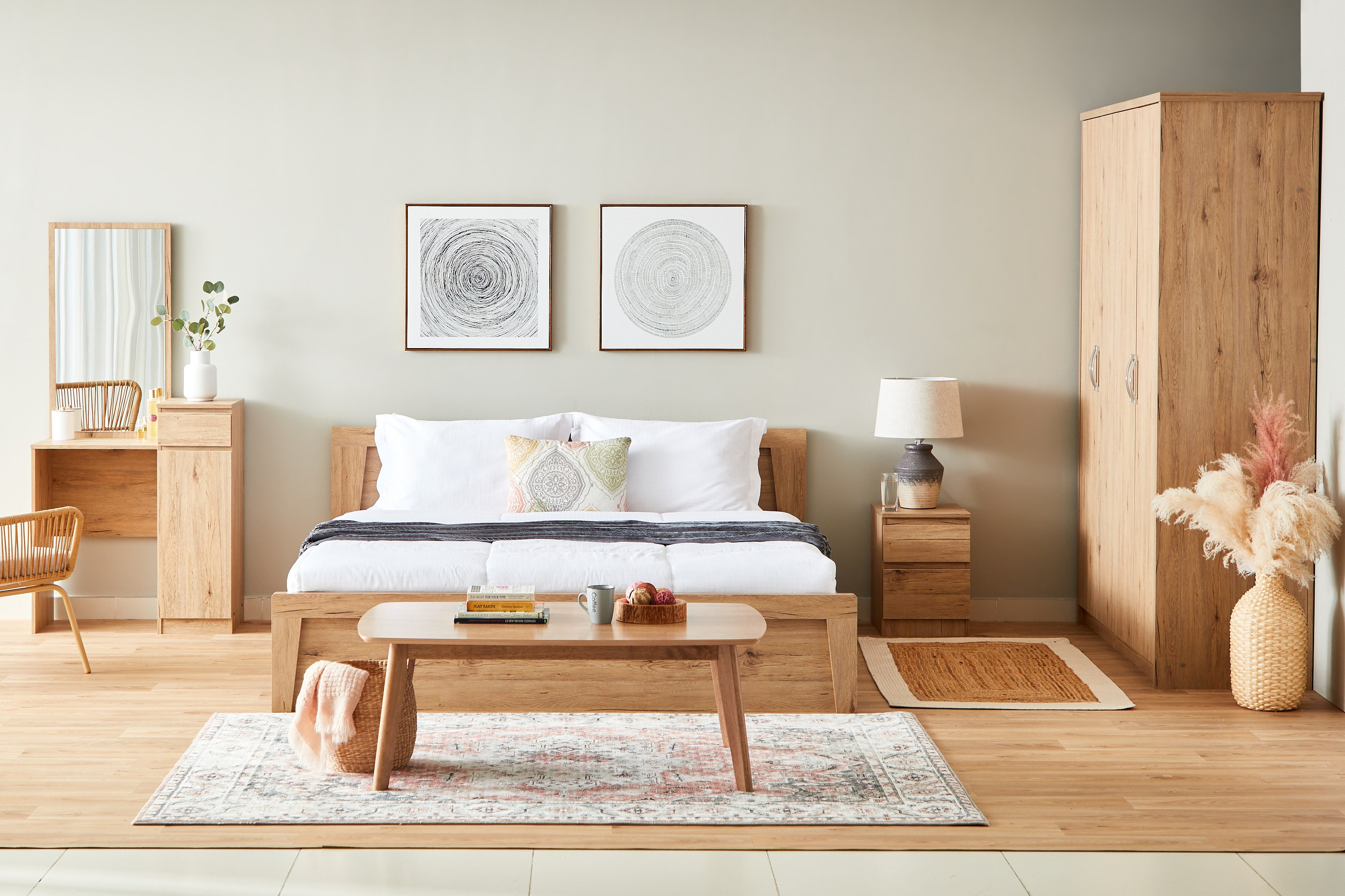 طقم غرفة نوم كينج 4 قطع - برايم من موڤو - 180x200 سم-hbxbedroom-bedsandbedsets-bedroomsets-king-image-15