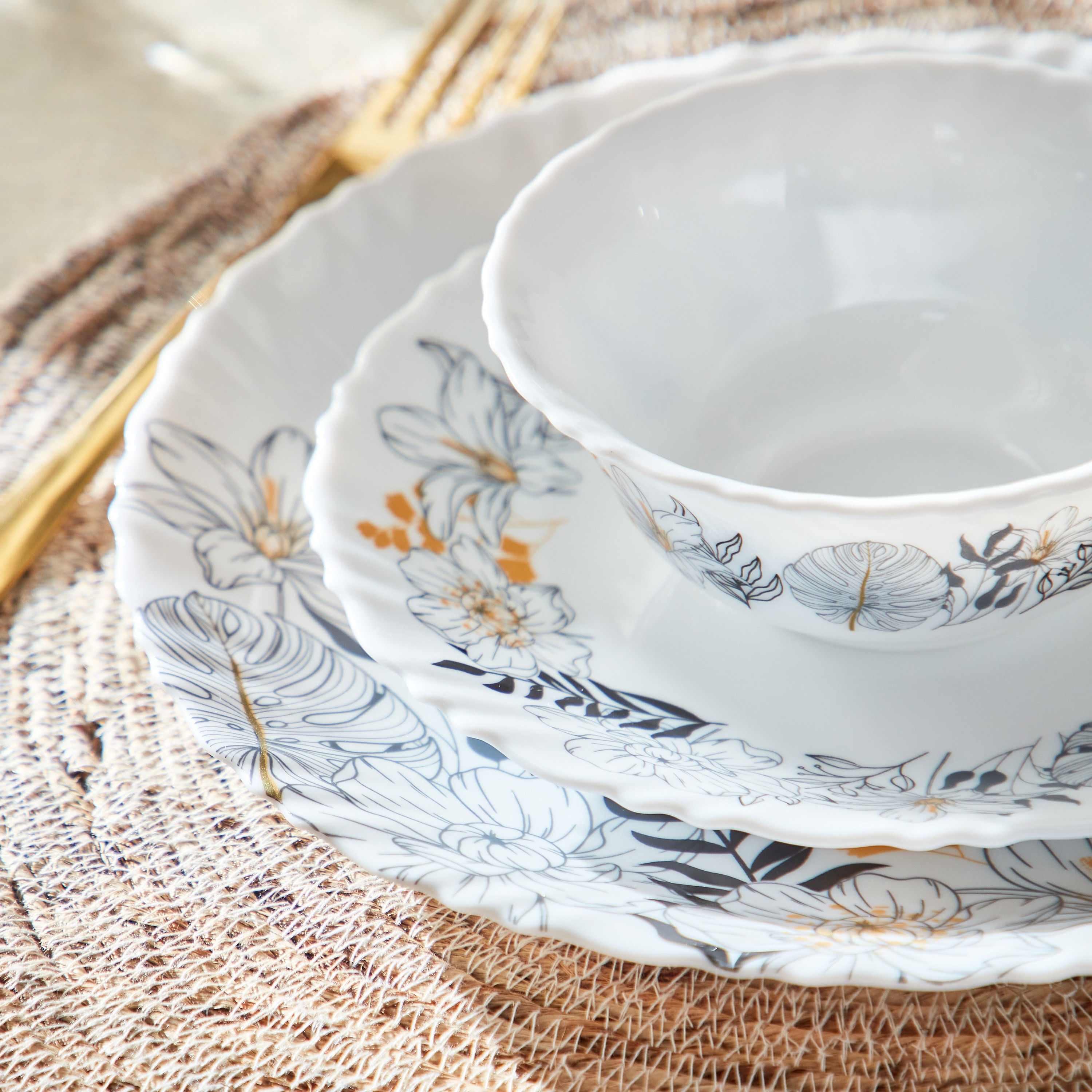 طقم عشاء أوبال 12 قطعة فورست من أتلانتا - 4 أفراد-hbxhomeware-hbxkitchen-image-3