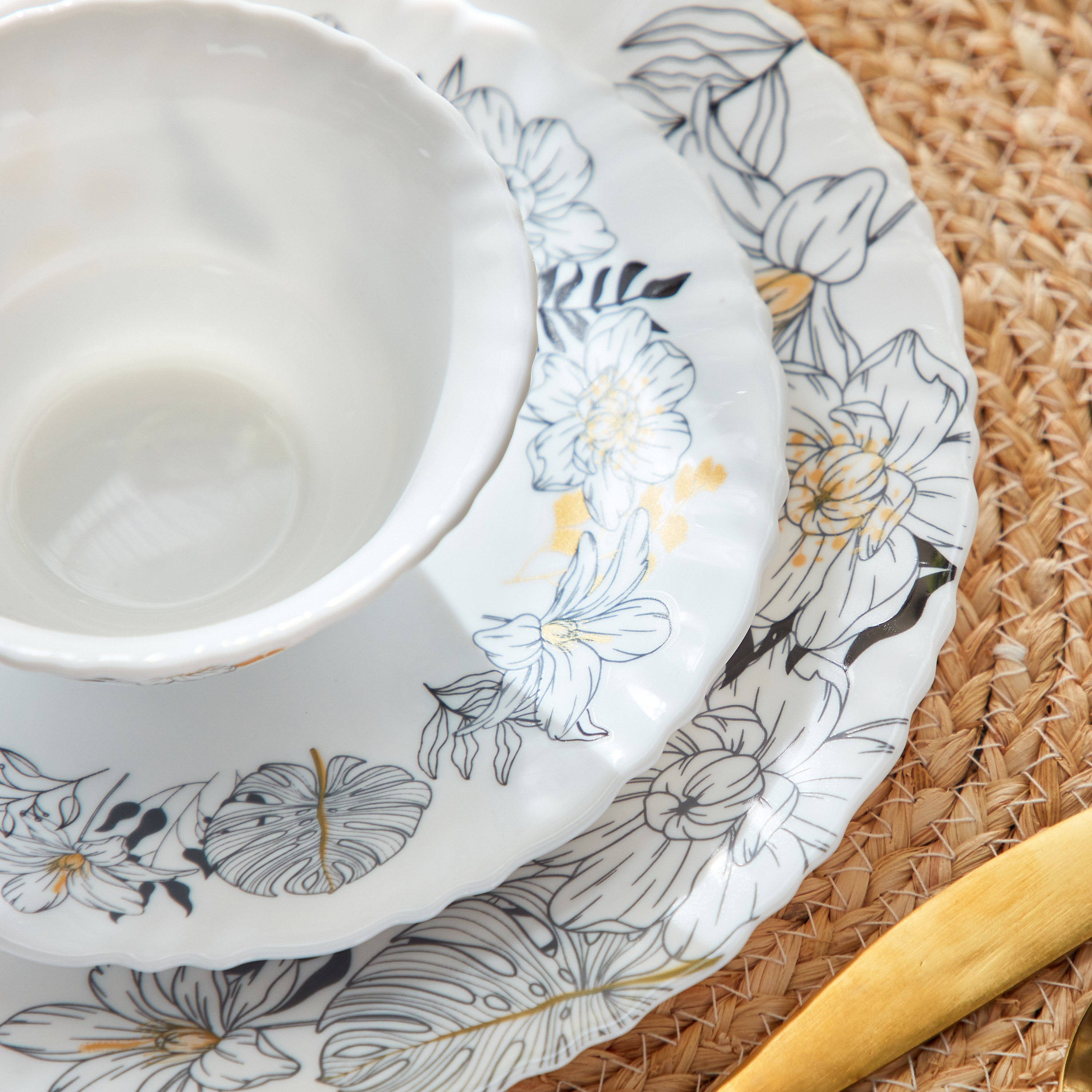 طقم عشاء أوبال 12 قطعة فورست من أتلانتا - 4 أفراد-hbxhomeware-hbxkitchen-image-4