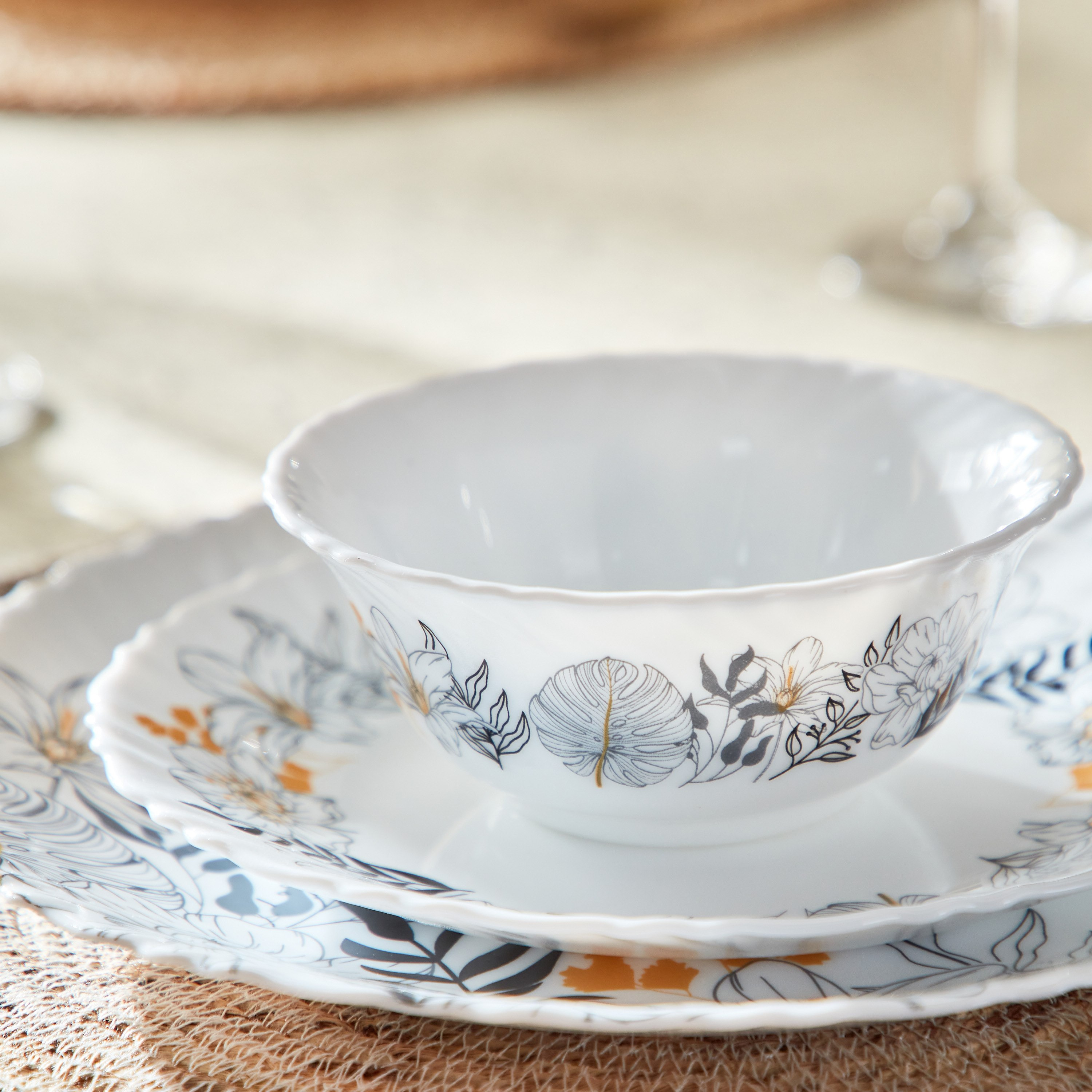 طقم عشاء أوبال 12 قطعة فورست من أتلانتا - 4 أفراد-hbxhomeware-hbxkitchen-image-5