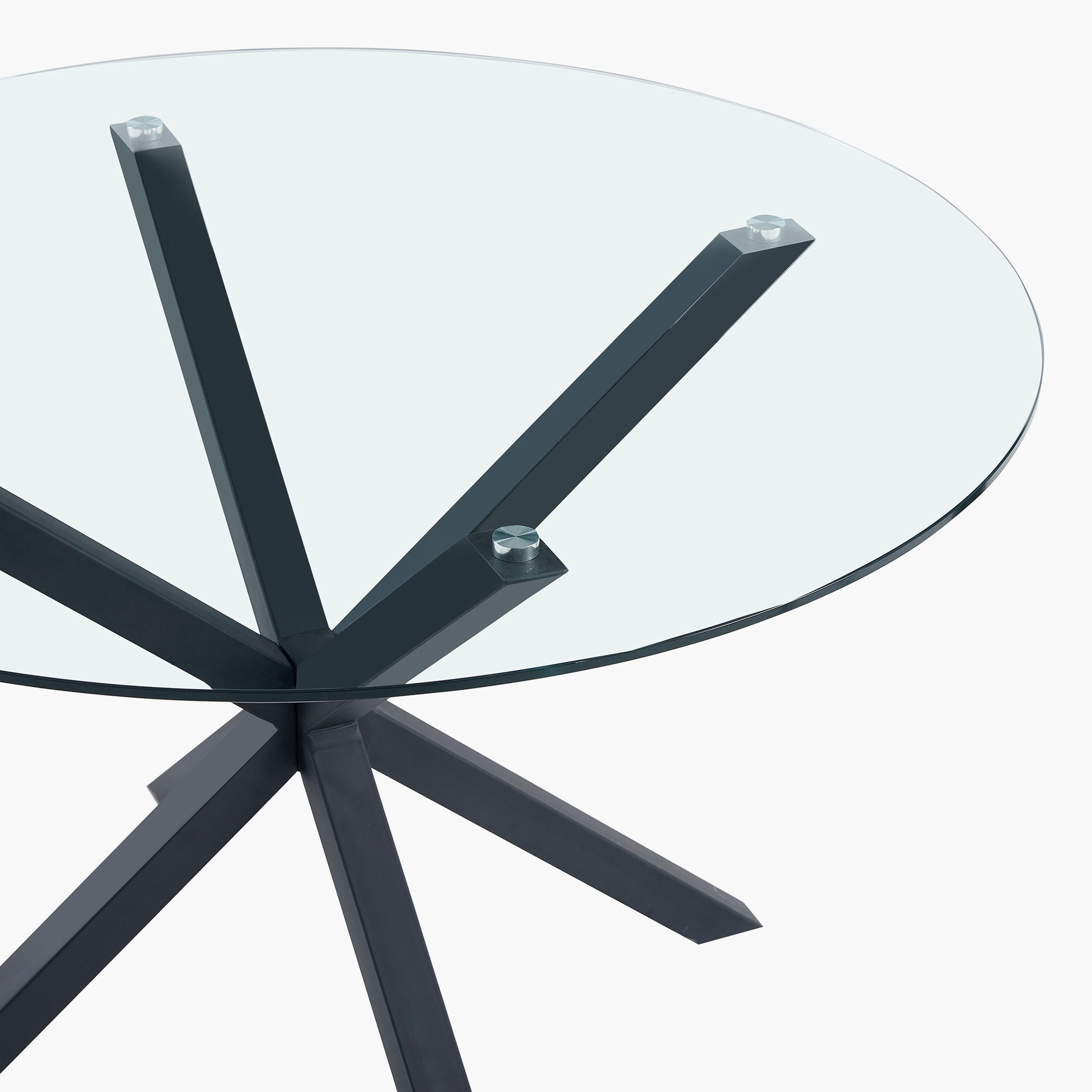 طاولة سفرة مستديرة لـ4 مقاعد من ويفر-hbxfurniture-diningtablesandsets-diningtables-fourseater-image-5