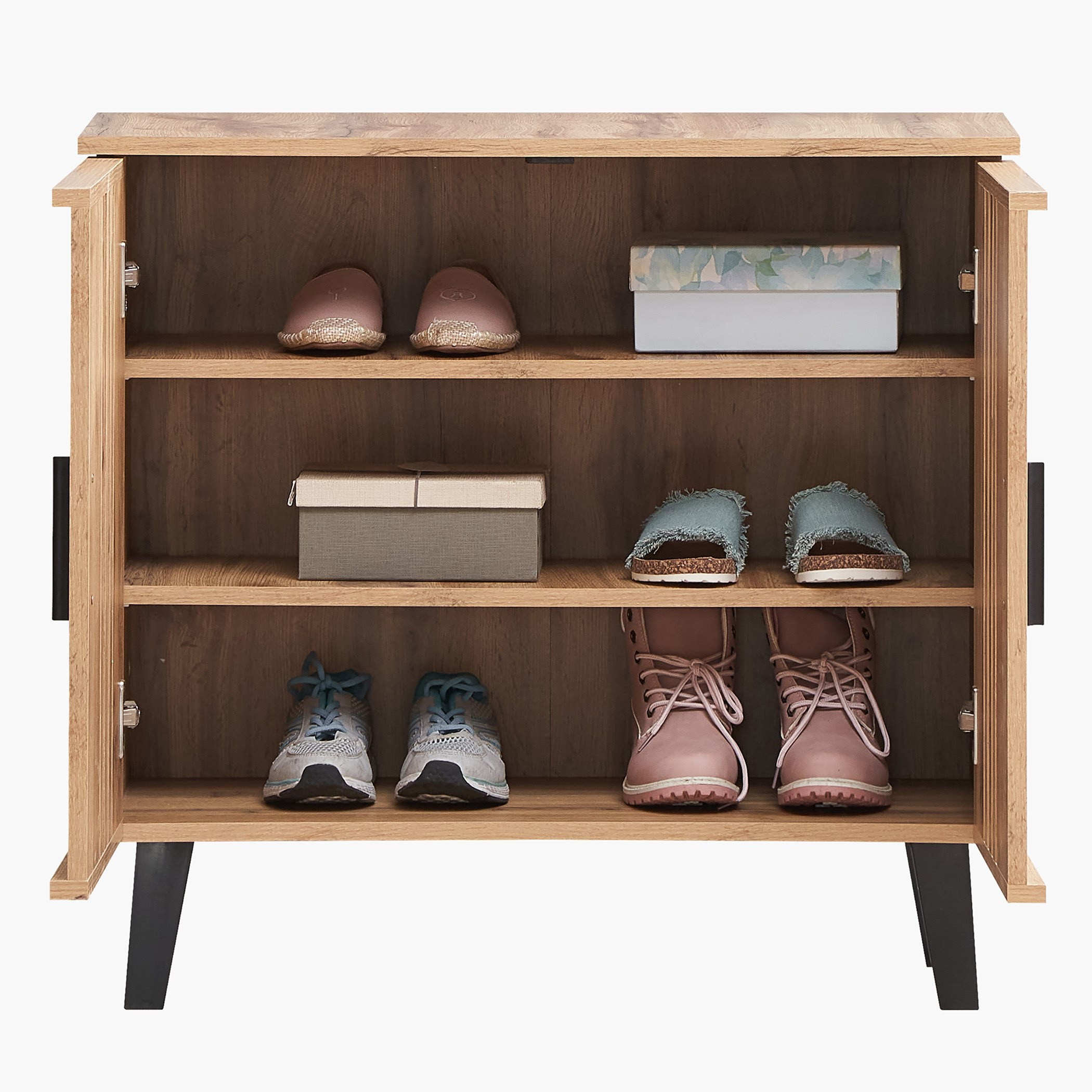 Porto 9-Pair Shoe Cabinet with 2 Doors-hbxbedroom-shoecabinetsandracks-image-3