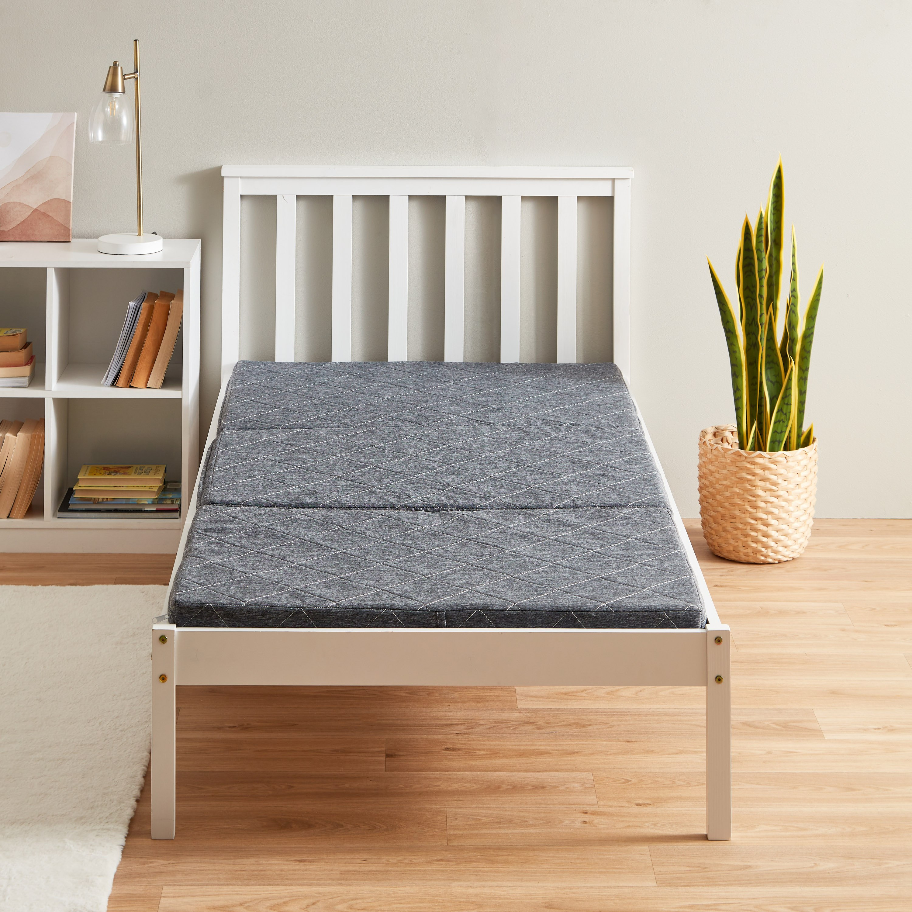SleepEase iSmart Trifold Foldable Guest Travel Foam Single Mattress - 90x190x6 cm-hbxfurniture-bedroom-mattresses-single-image-2
