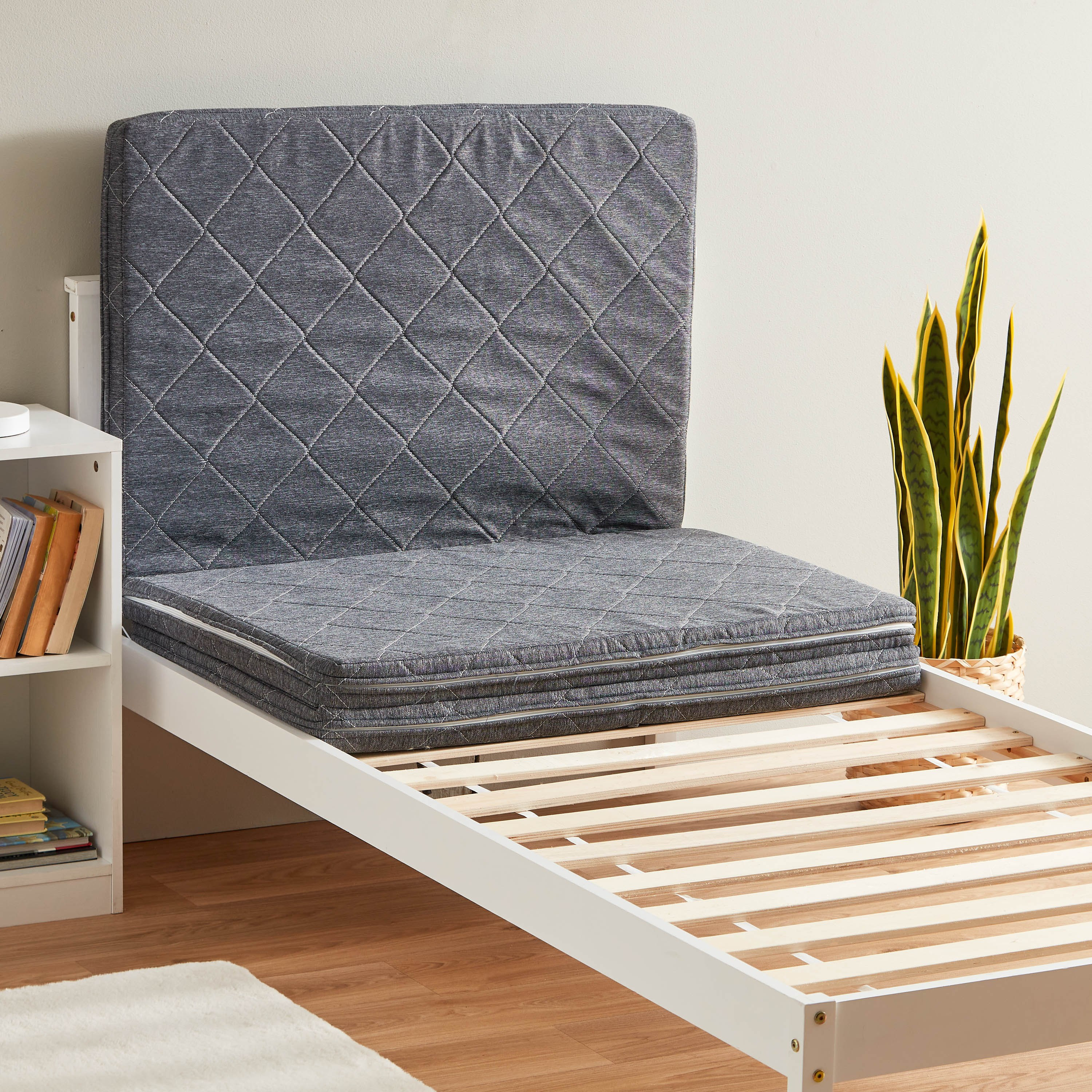 SleepEase iSmart Trifold Foldable Guest Travel Foam Single Mattress - 90x190x6 cm-hbxfurniture-bedroom-mattresses-single-image-8