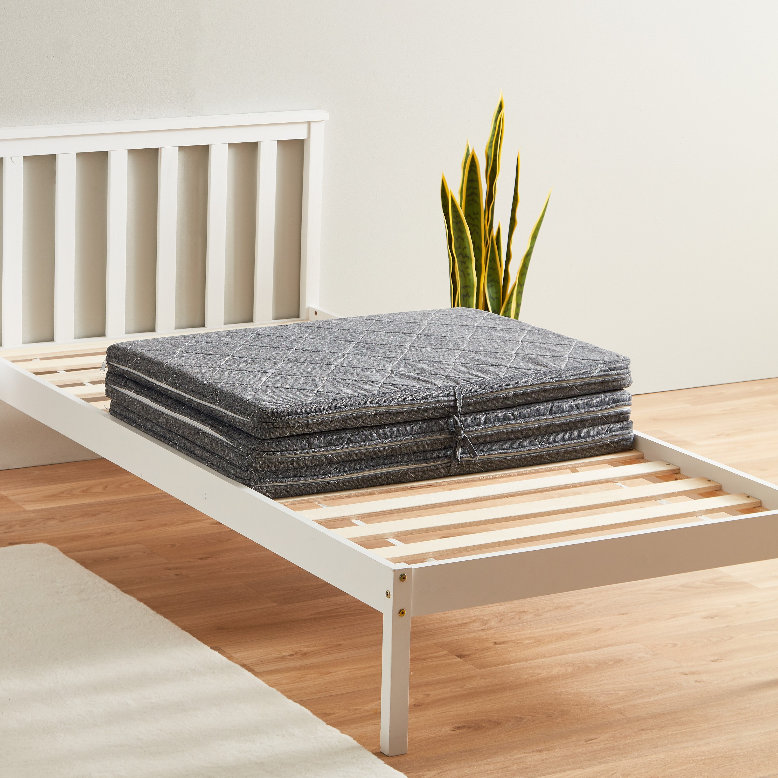 SleepEase iSmart Trifold Foldable Guest Travel Foam Single Mattress - 90x190x6 cm-hbxfurniture-bedroom-mattresses-single-image-9