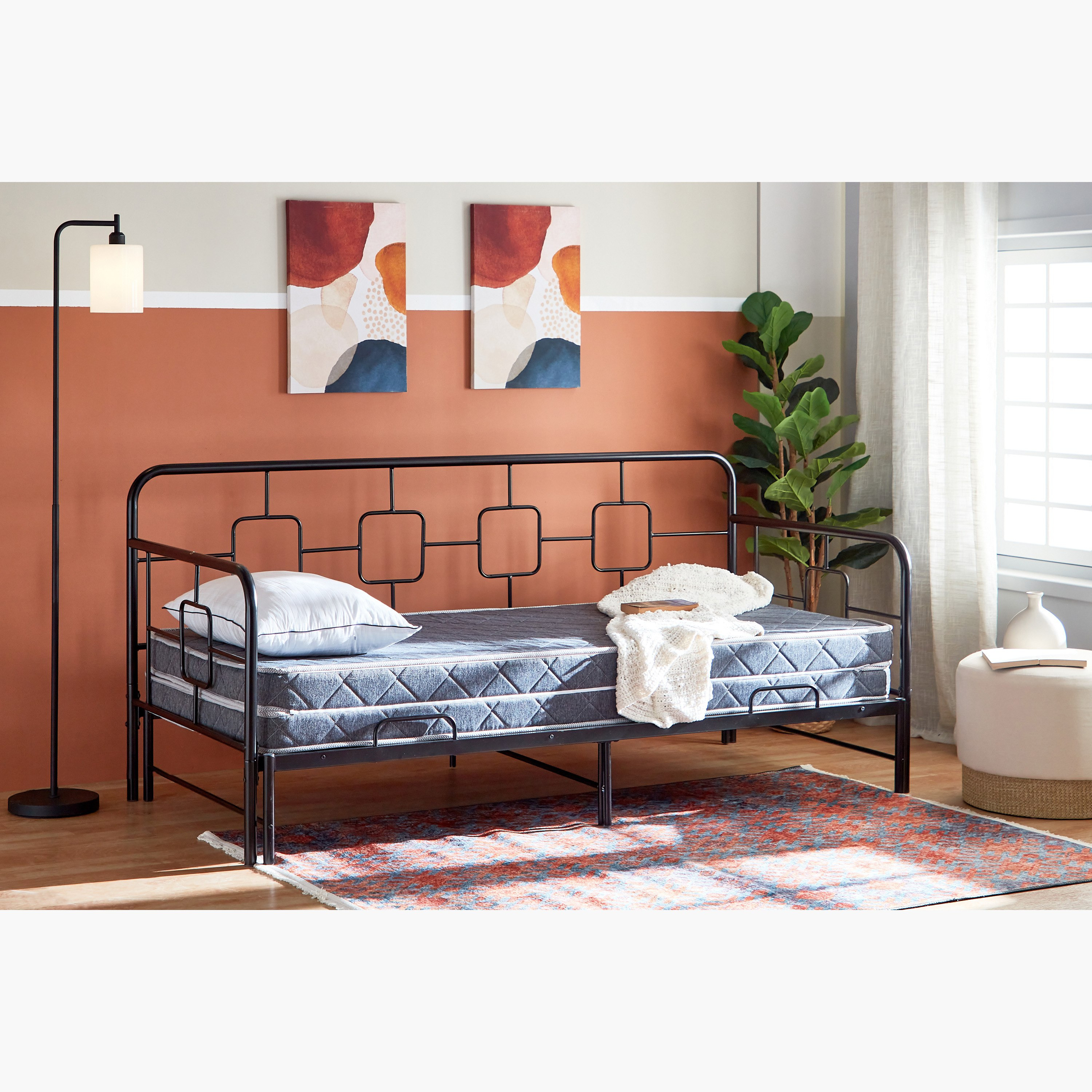 SleepEase iUrban Firm Rebonded Foam King Mattress for Extendable Day Bed- 90/180x200 -hbxfurniture-mattresses-king-image-8